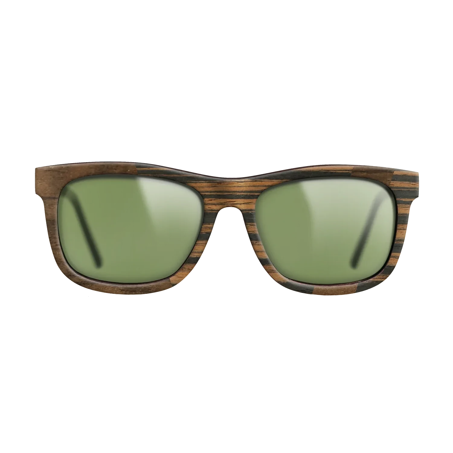 Ziricote Dark Quartered,Italian Ebony: Angle Cut - The Hero - Square - SIRIS wood optic
