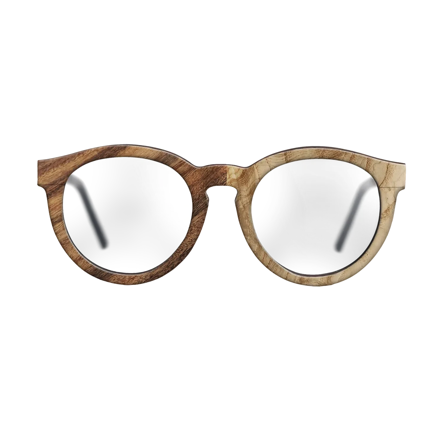 Olive Burl,Santos Rosewood Light: Patch - The Rebel - Round - SIRIS wood optic