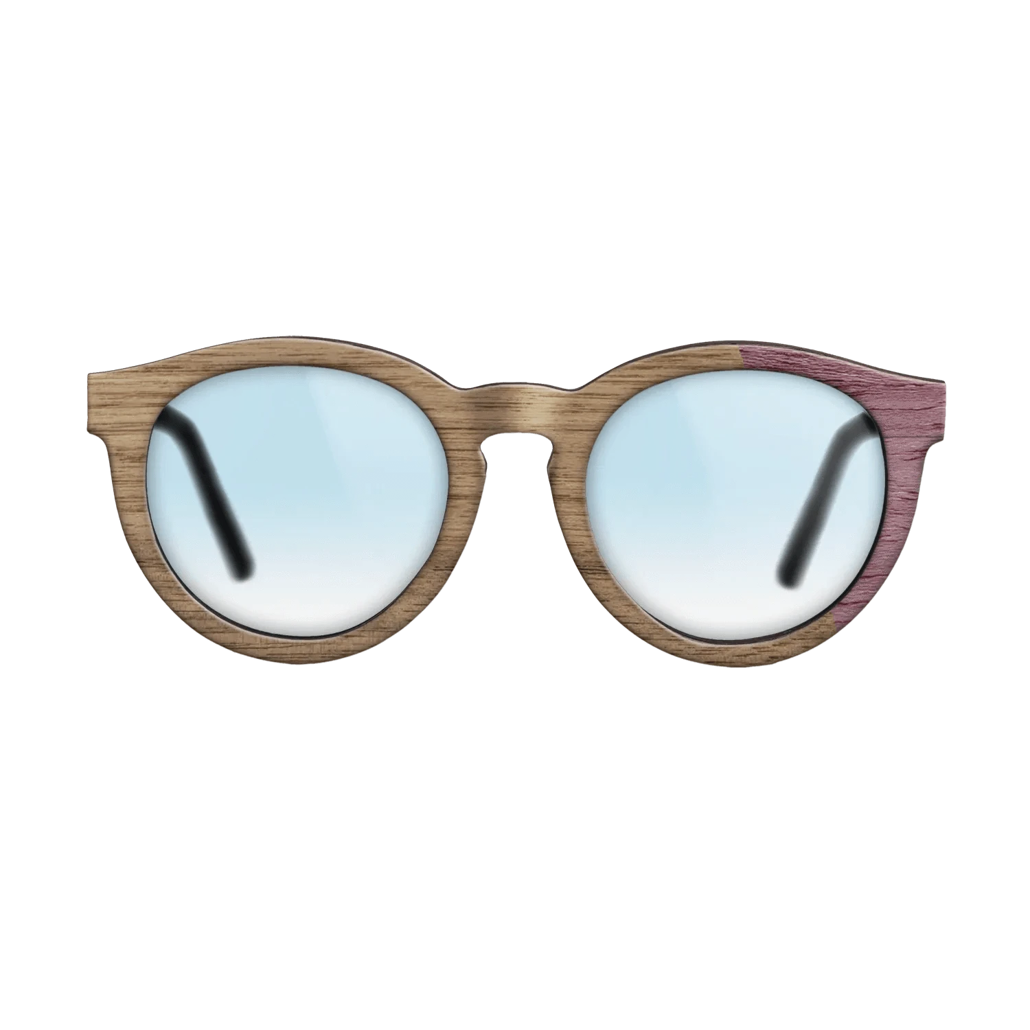 Walnut Angle Purple Poplar - The Rebel - Round - 2098  - Chroma - SIRIS wood optic