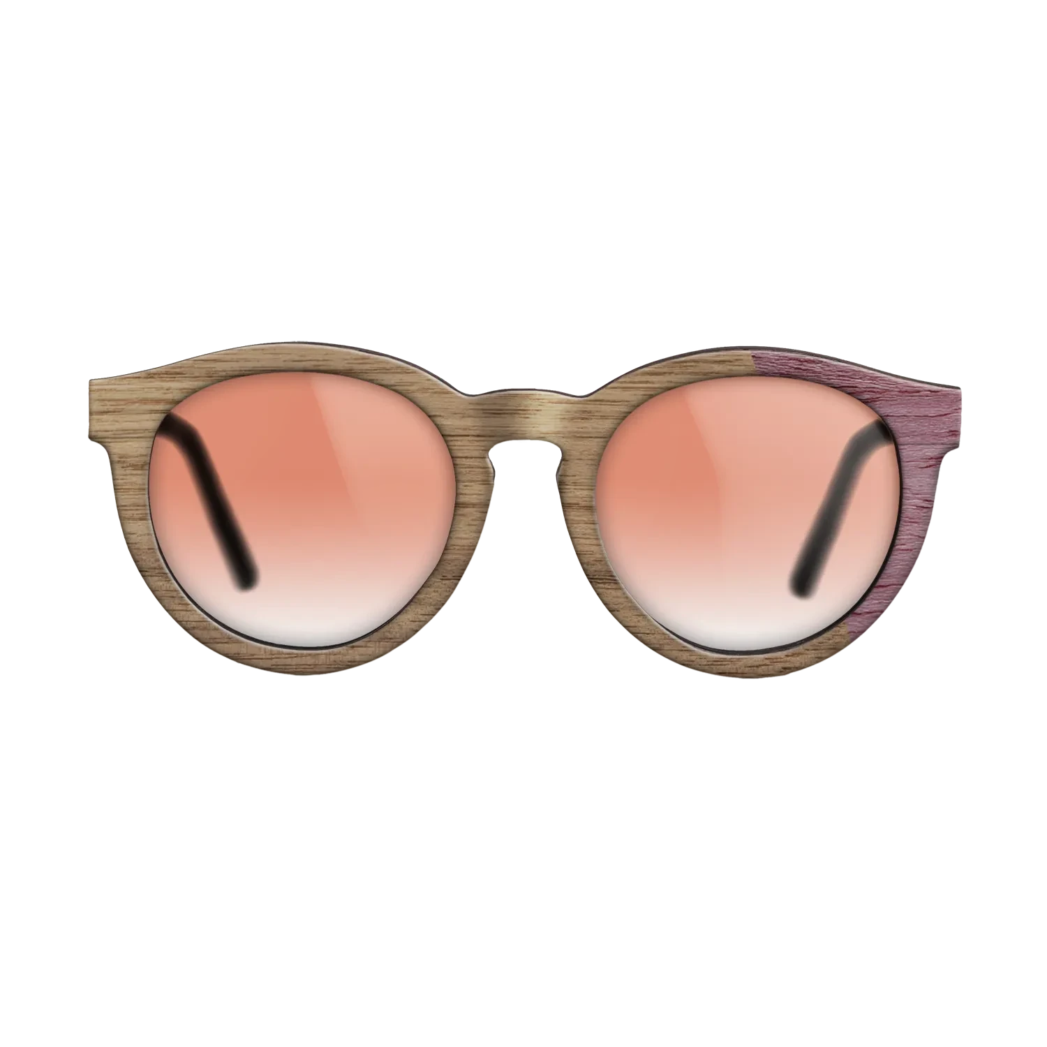 Walnut Angle Purple Poplar - The Rebel - Round - 2098  - Chroma - SIRIS wood optic