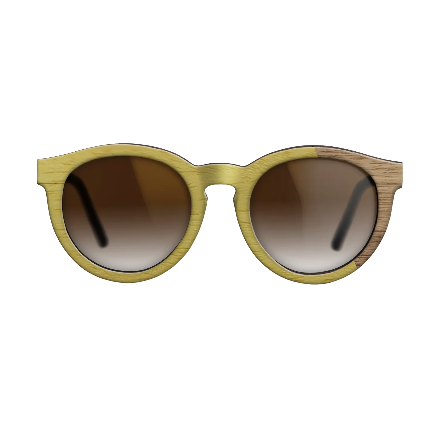 Yellow Poplar Angled Walnut - The Rebel - Round - 2106  - Chroma - SIRIS wood optic
