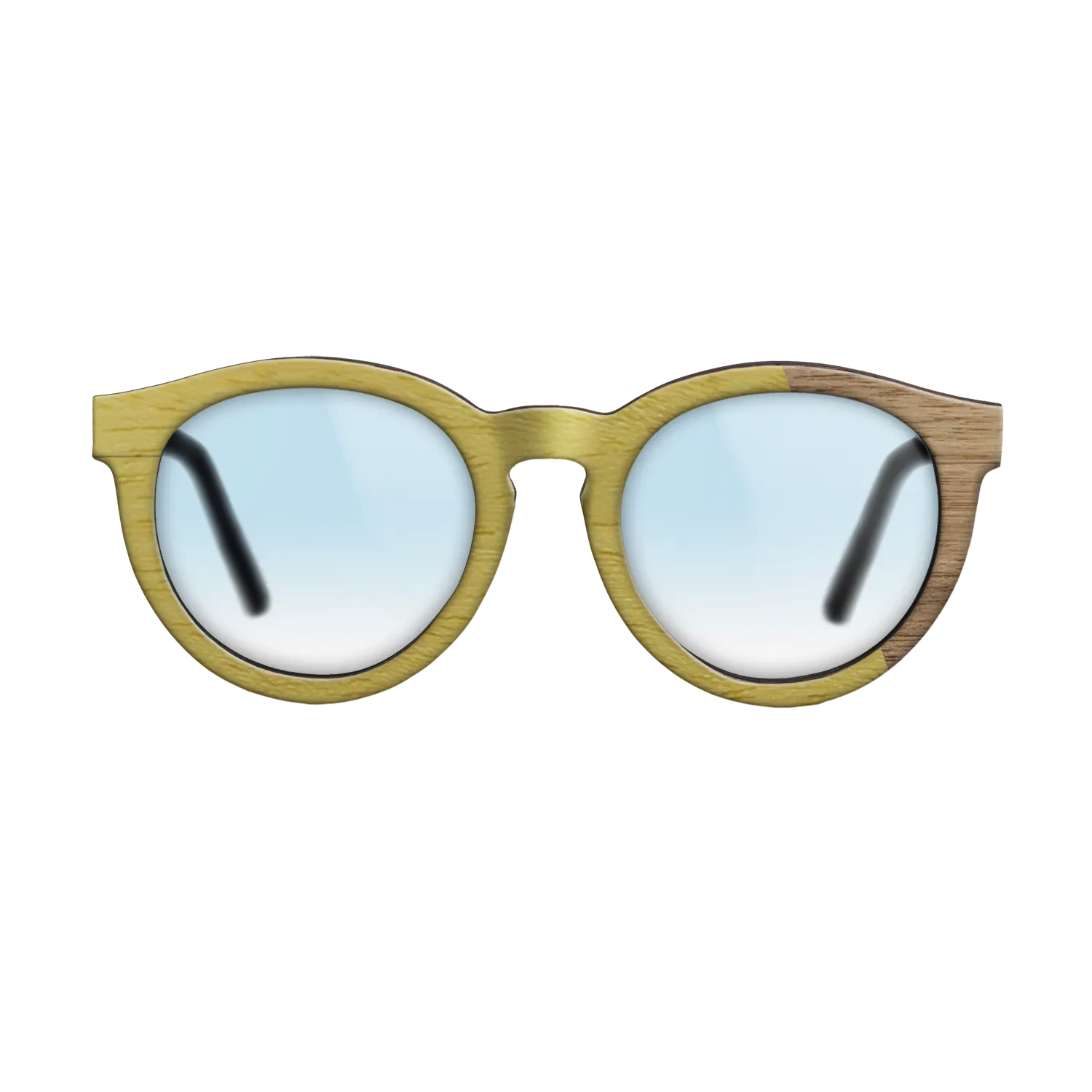 Yellow Poplar Angled Walnut - The Rebel - Round - 2106  - Chroma - SIRIS wood optic