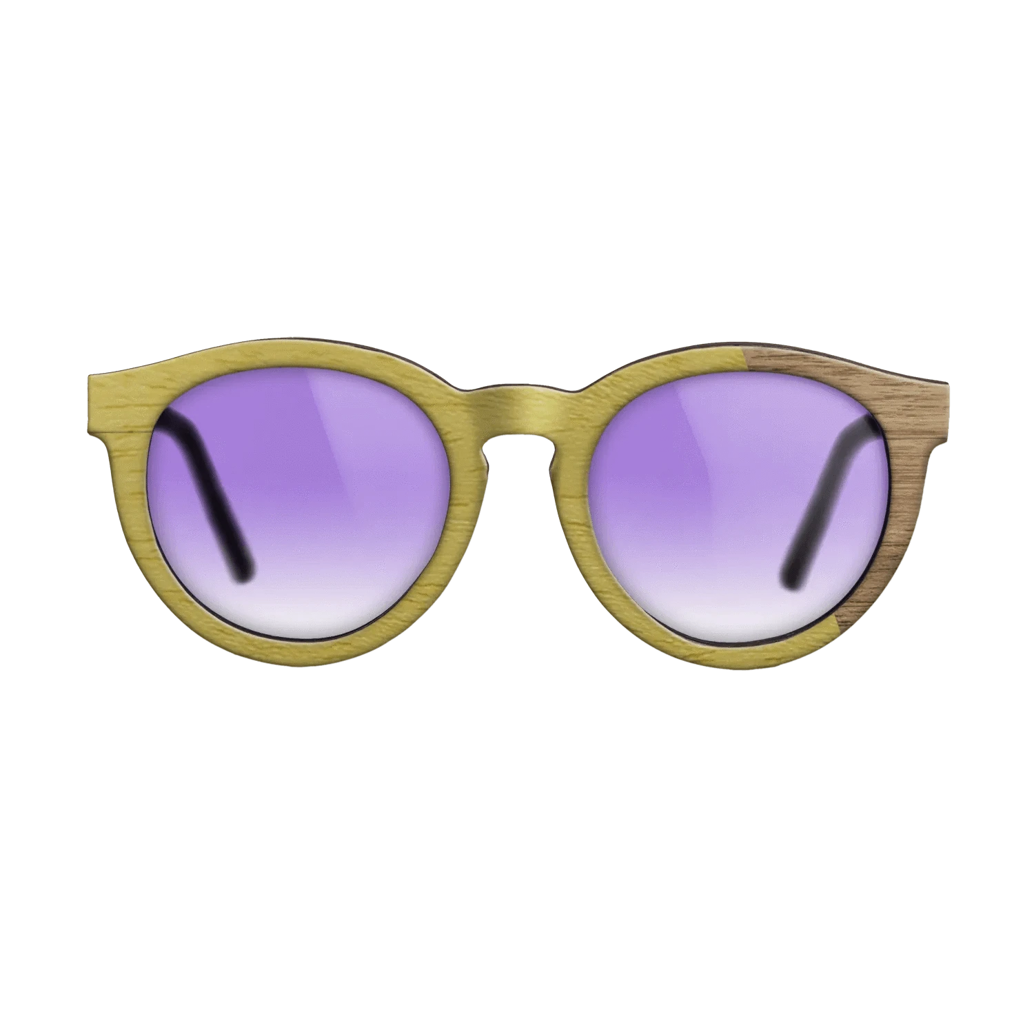 Yellow Poplar Angled Walnut - The Rebel - Round - 2106  - Chroma - SIRIS wood optic