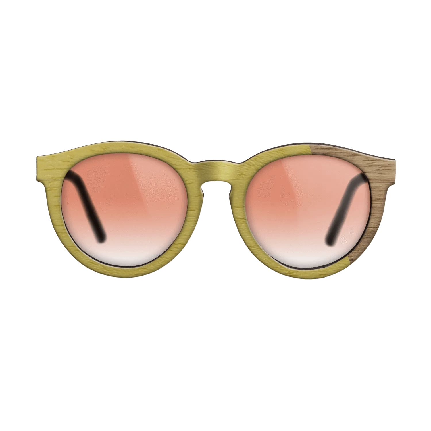 Yellow Poplar Angled Walnut - The Rebel - Round - 2106  - Chroma - SIRIS wood optic