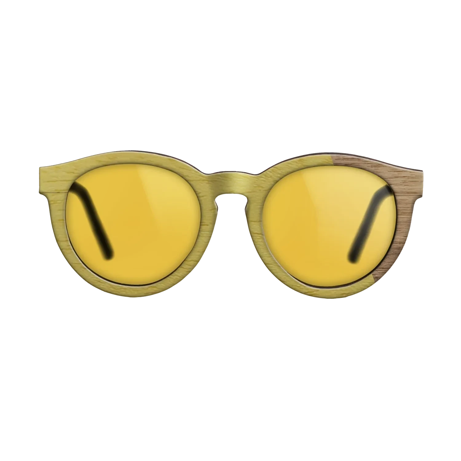 Yellow Poplar Angled Walnut - The Rebel - Round - 2106  - Chroma - SIRIS wood optic