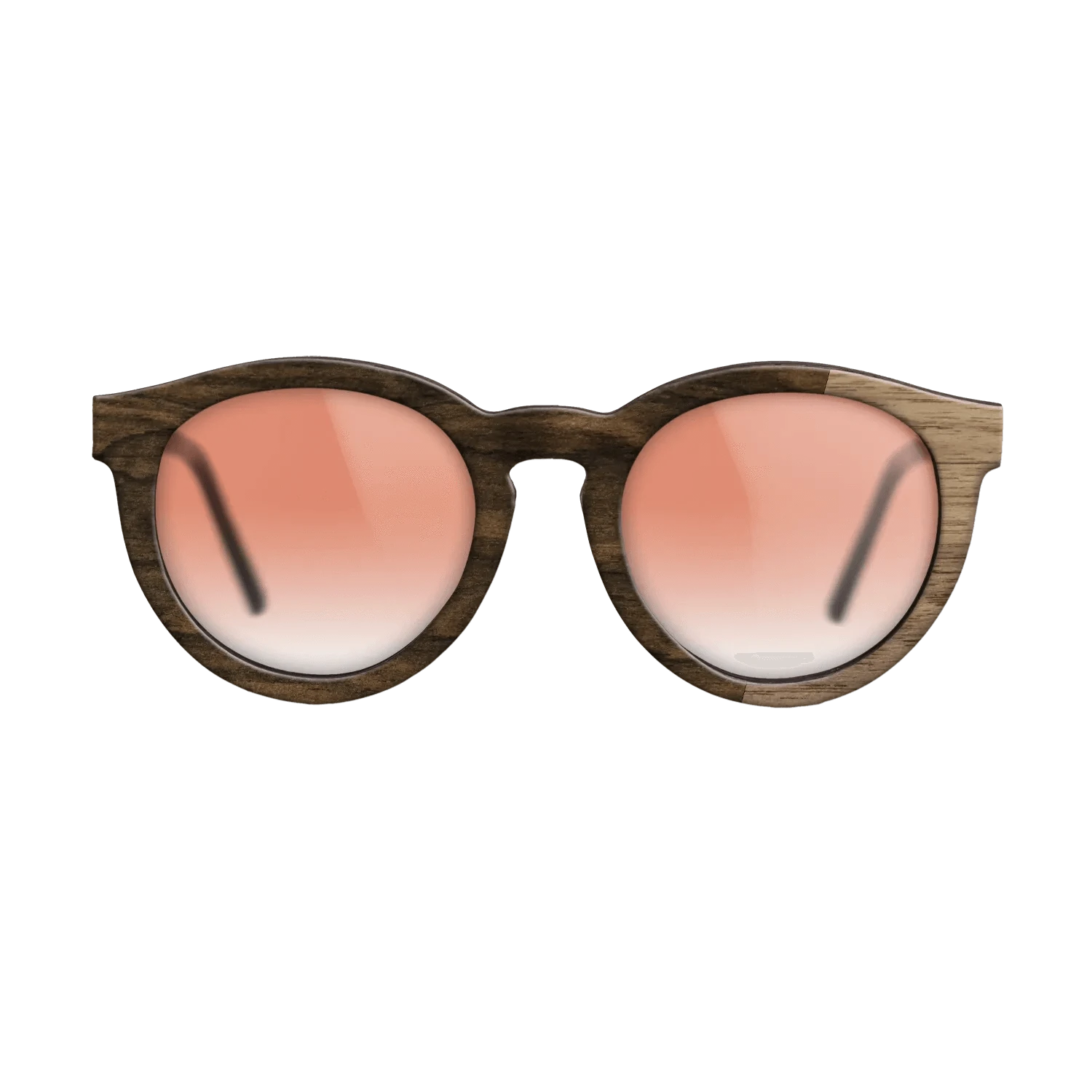 Walnut: Straight Grain,Ziricote Dark Quartered: Bauhaus - The Rebel - Round - 1200 - SIRIS wood optic