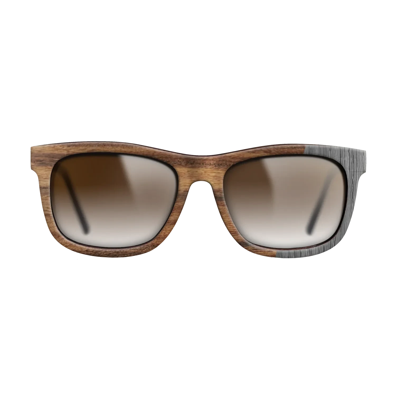Poplar Dyed: Grey,Santos Rosewood Light: Bauhaus - The Hero - Square - SIRIS wood optic
