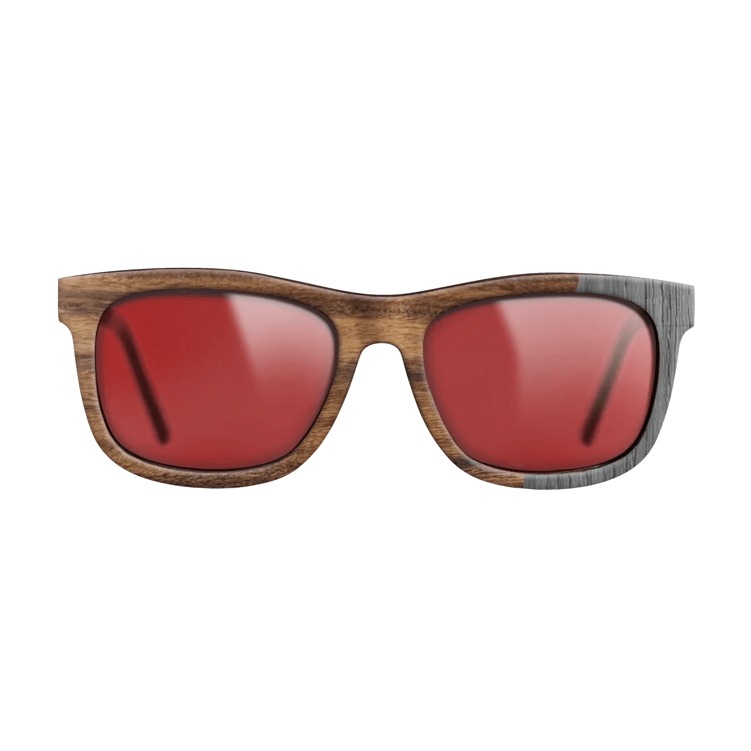 Poplar Dyed: Grey,Santos Rosewood Light: Bauhaus - The Hero - Square - SIRIS wood optic