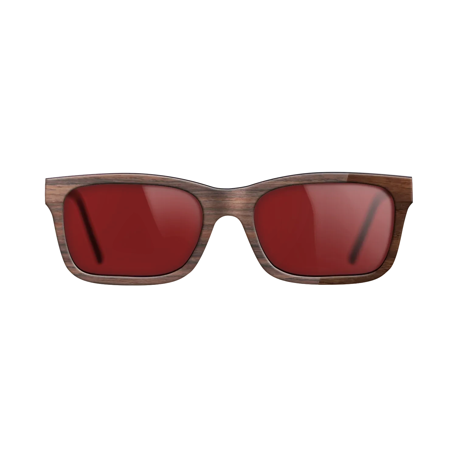 Walnut Claro Dark,Santos Rosewood Dark: Bauhaus - The Sage - Rectangle - SIRIS wood optic