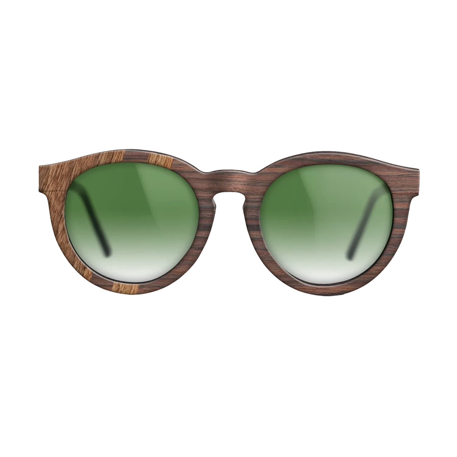 Rosewood Reconstituted,Walnut Claro Light: Splice - The Rebel - Round - SIRIS wood optic