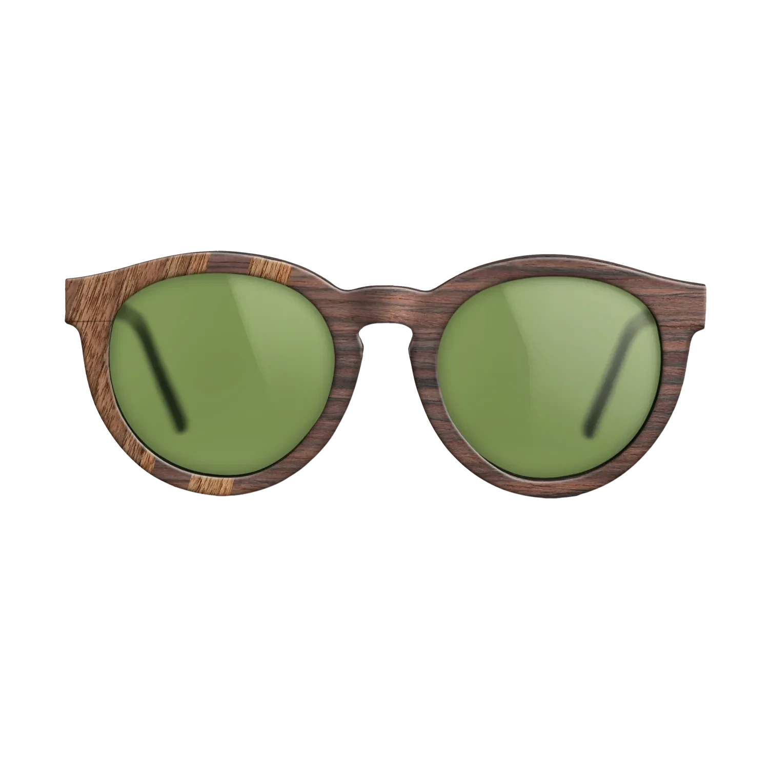 Rosewood Reconstituted,Walnut Claro Light: Splice - The Rebel - Round - SIRIS wood optic