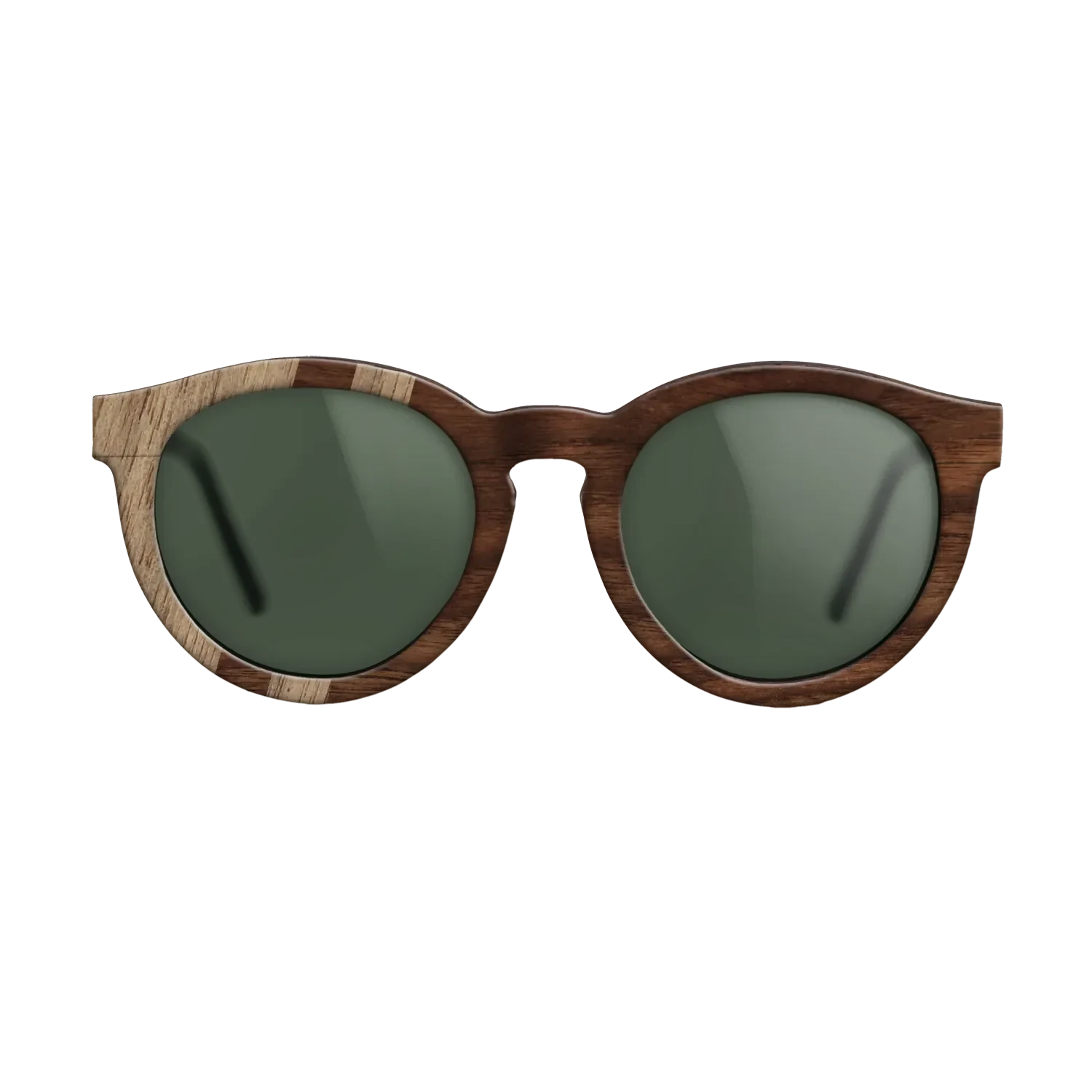 Walnut: Straight Grain,Walnut Claro Dark: Splice - The Rebel - Round - SIRIS wood optic