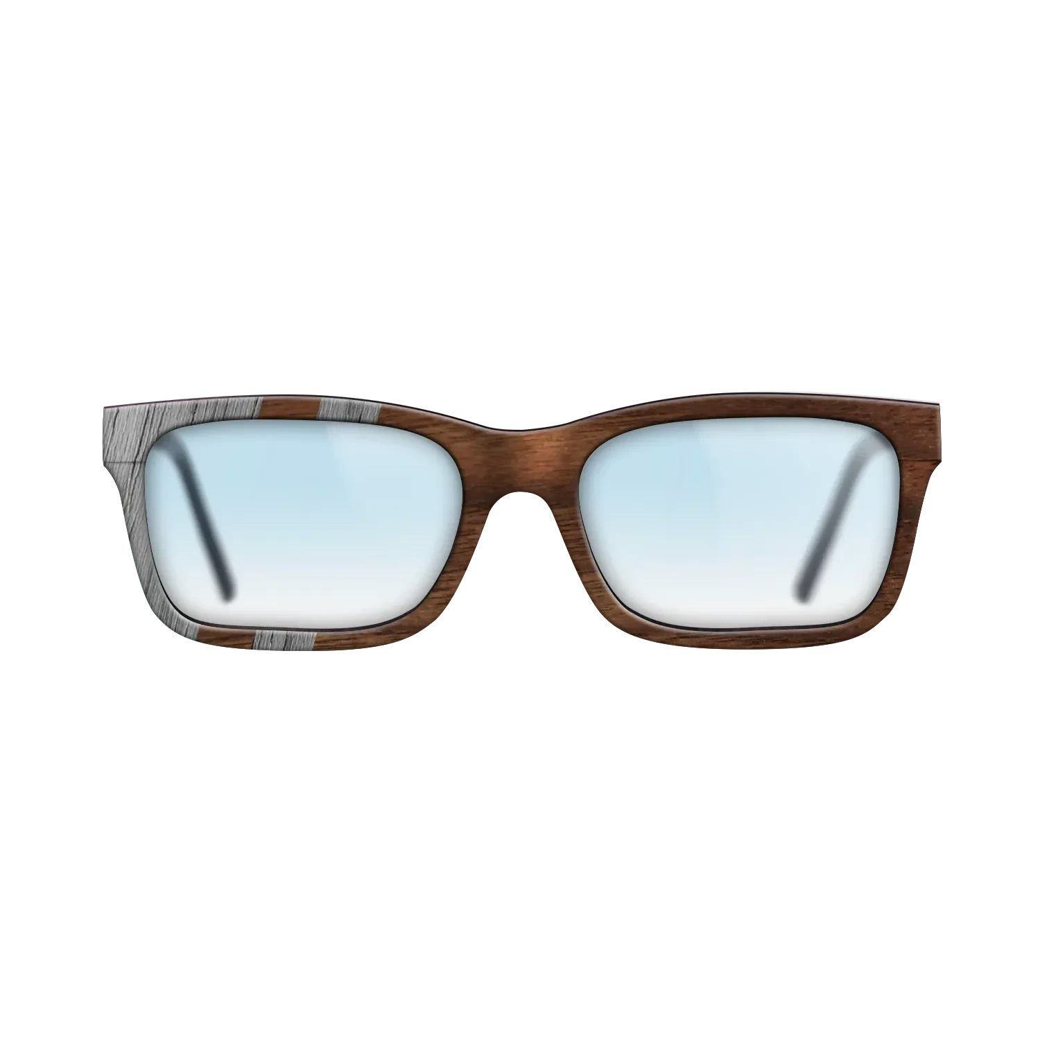 Poplar Dyed: Grey,Walnut Claro Dark: Splice - The Sage - Rectangle - SIRIS wood optic