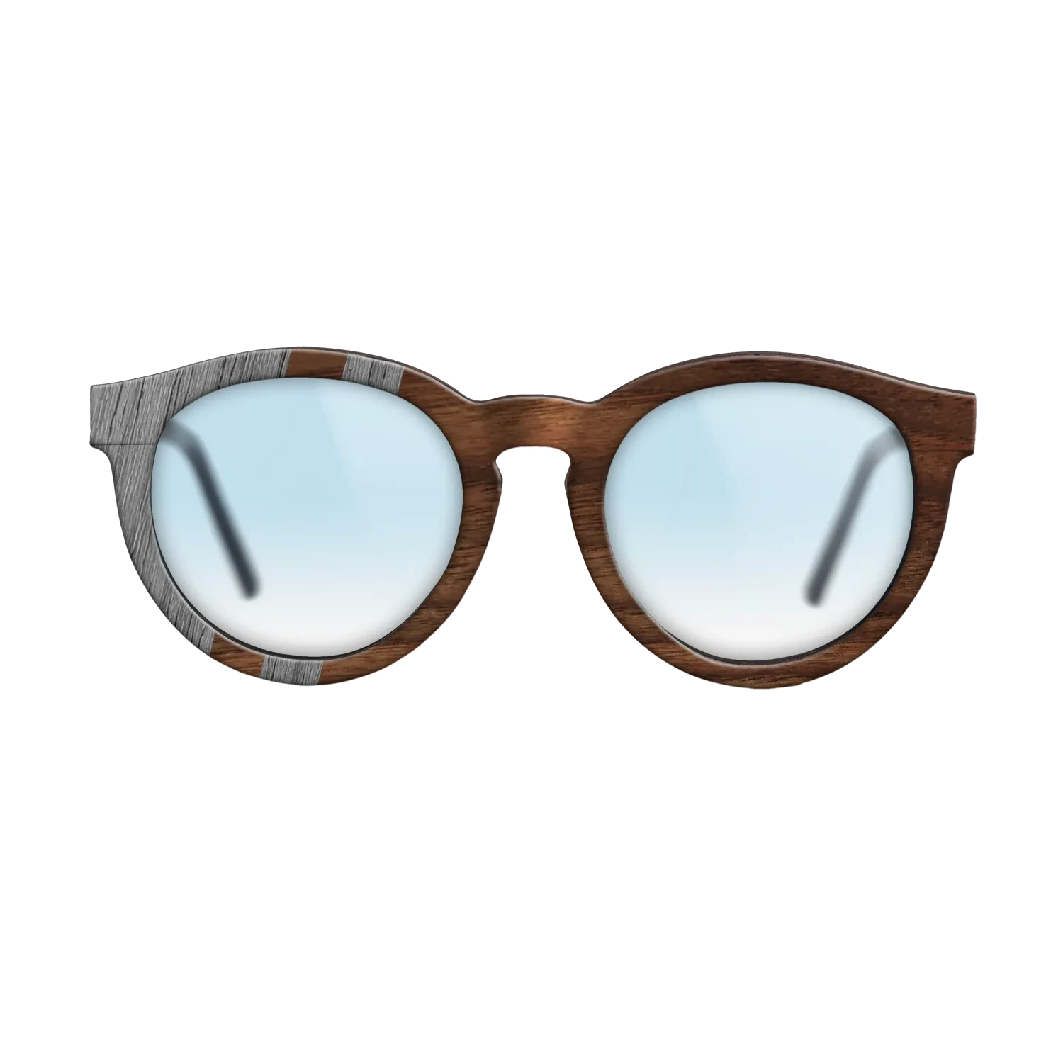 Poplar Dyed: Grey,Walnut Claro Dark: Splice - The Rebel - Round - SIRIS wood optic