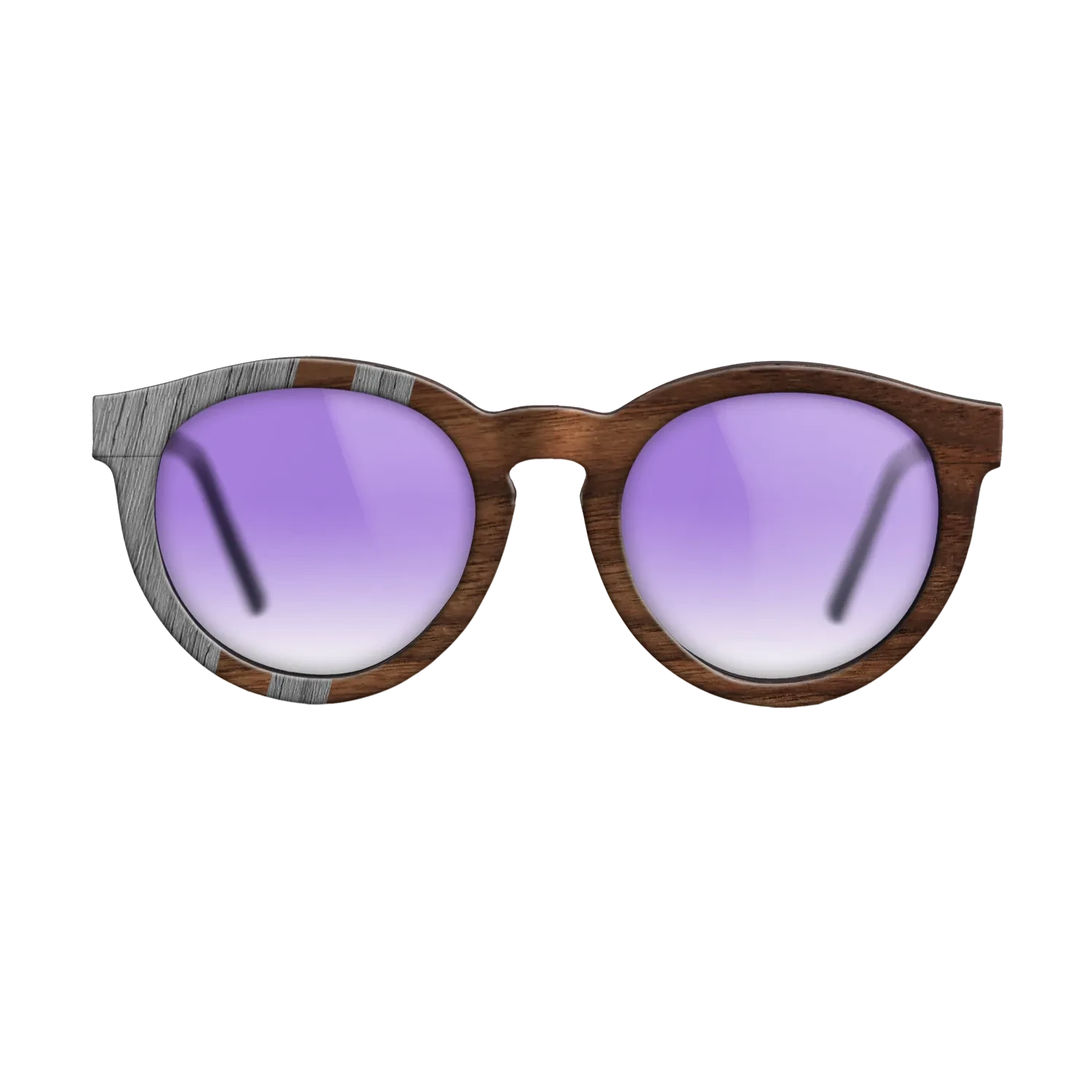 Poplar Dyed: Grey,Walnut Claro Dark: Splice - The Rebel - Round - SIRIS wood optic