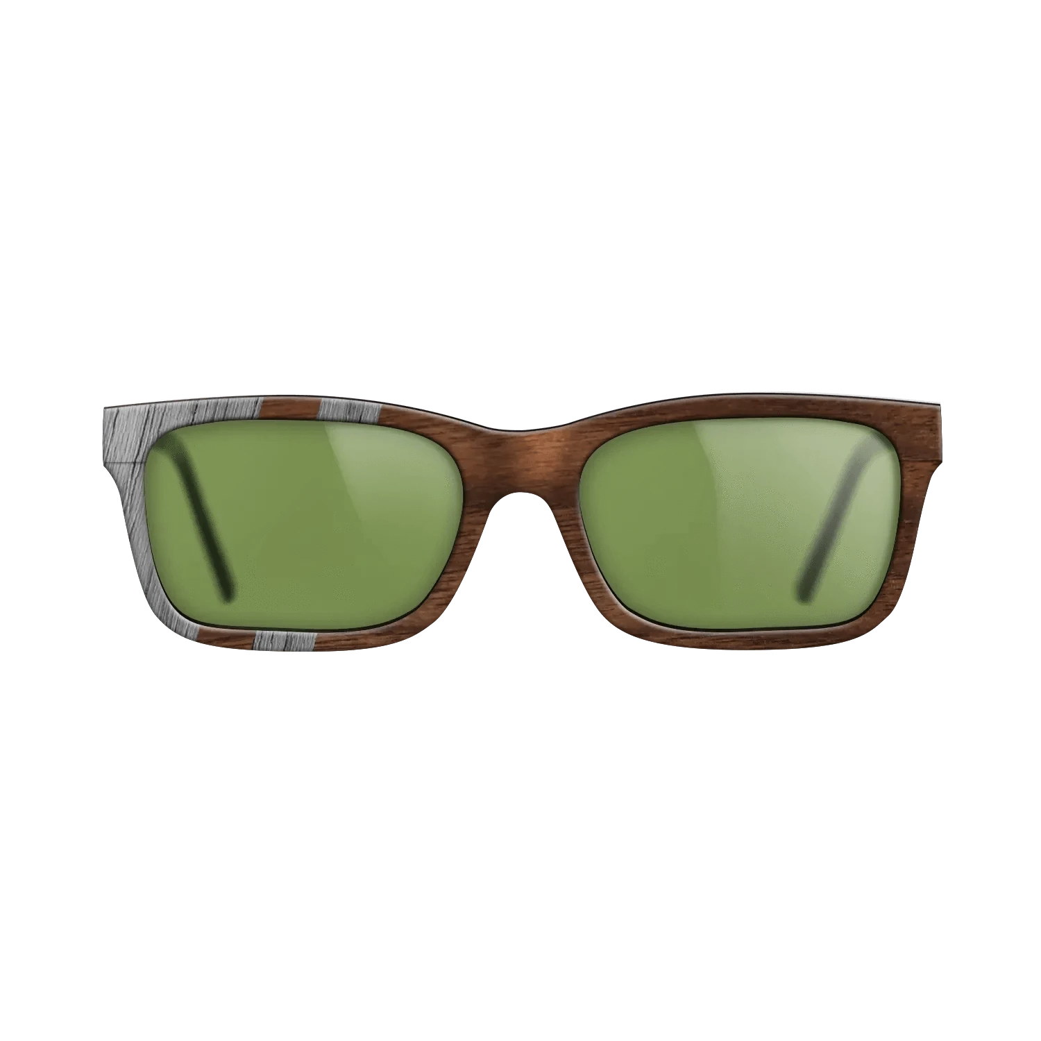 Poplar Dyed: Grey,Walnut Claro Dark: Splice - The Sage - Rectangle - SIRIS wood optic