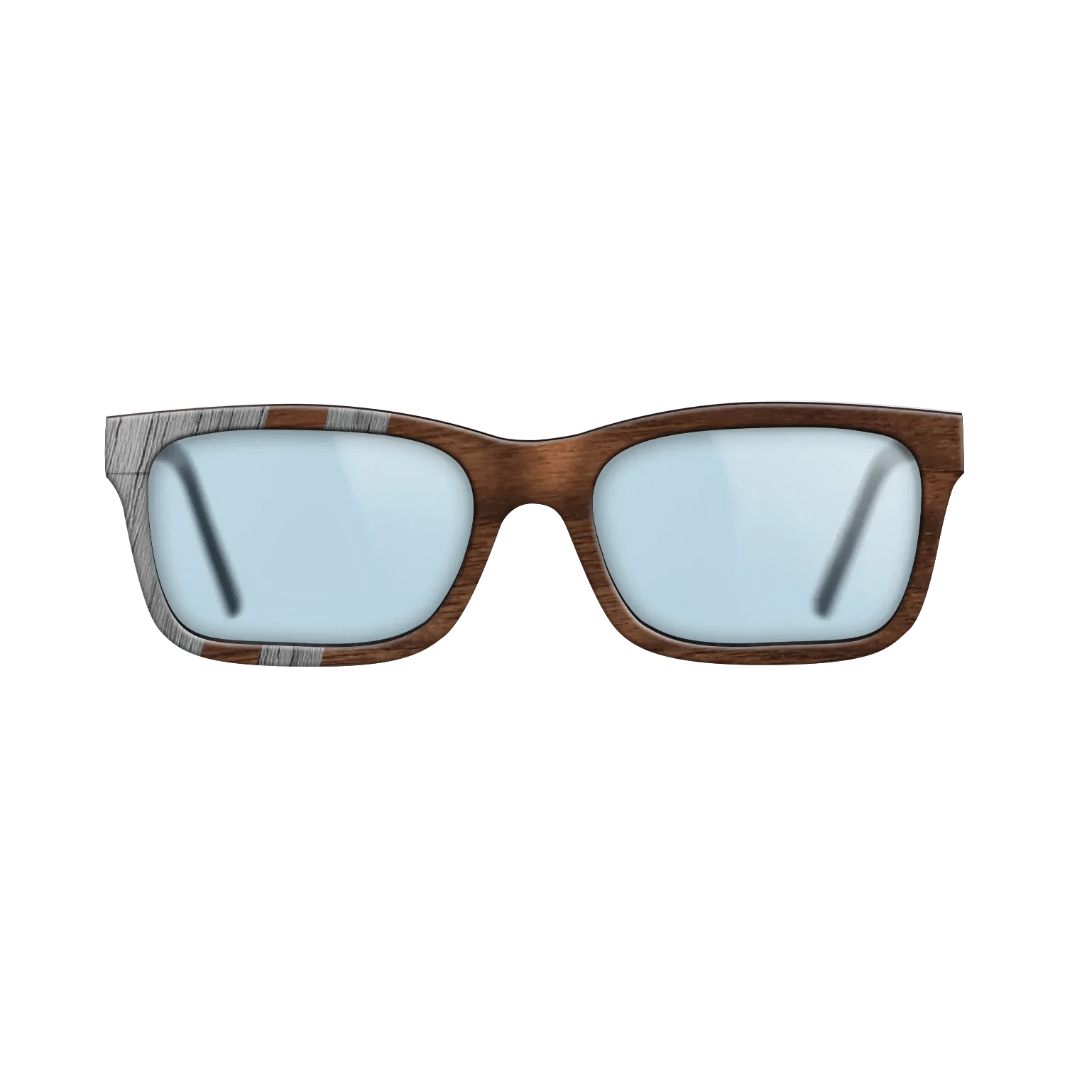 Poplar Dyed: Grey,Walnut Claro Dark: Splice - The Sage - Rectangle - SIRIS wood optic