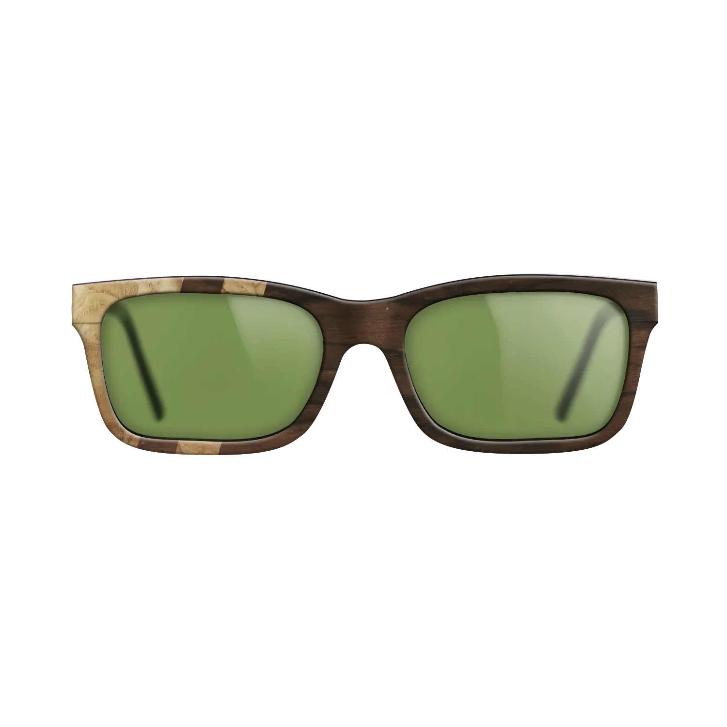 Olive Burl,Ziricote Dark Quartered: Splice - The Sage - Rectangle - SIRIS wood optic