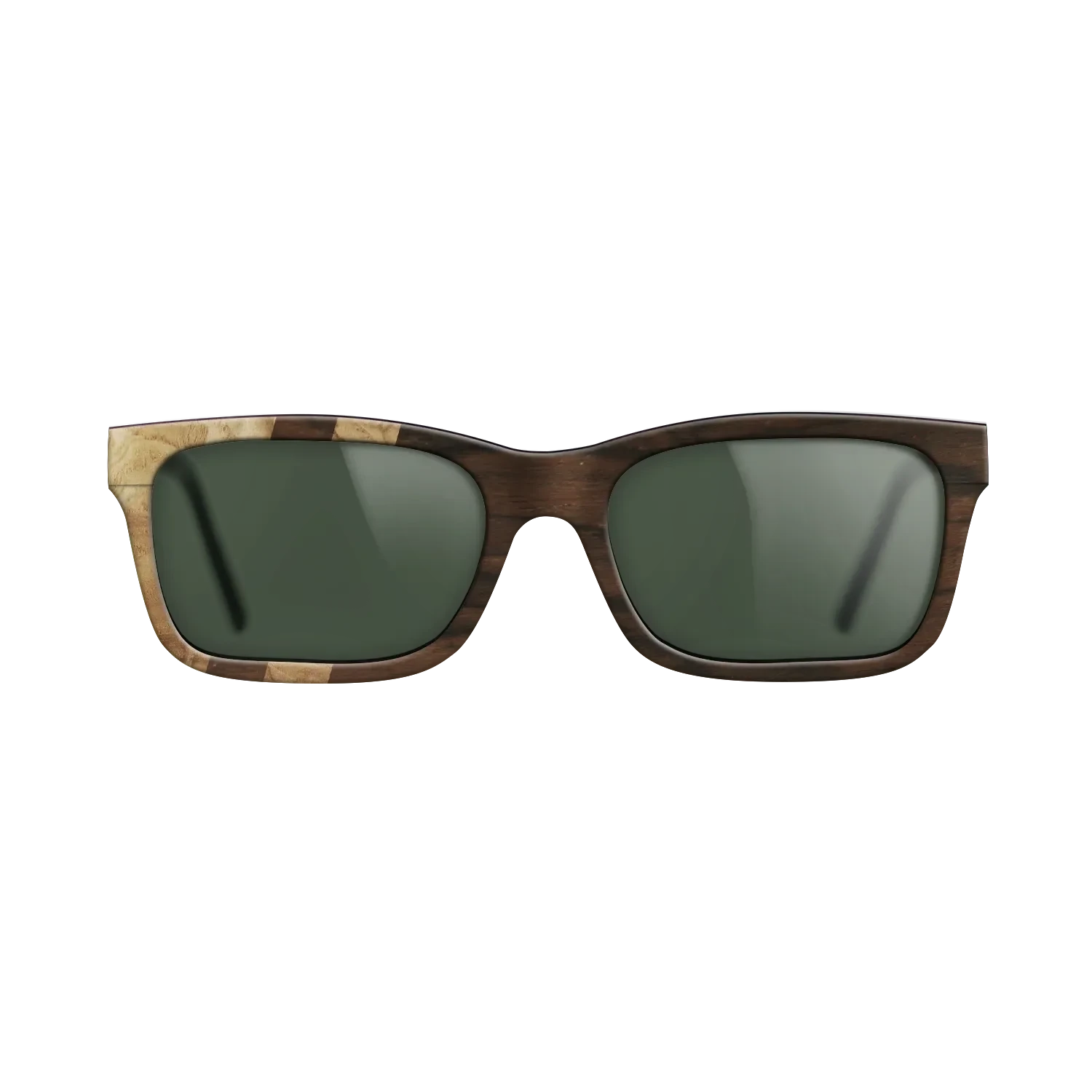 Olive Burl,Ziricote Dark Quartered: Splice - The Sage - Rectangle - SIRIS wood optic