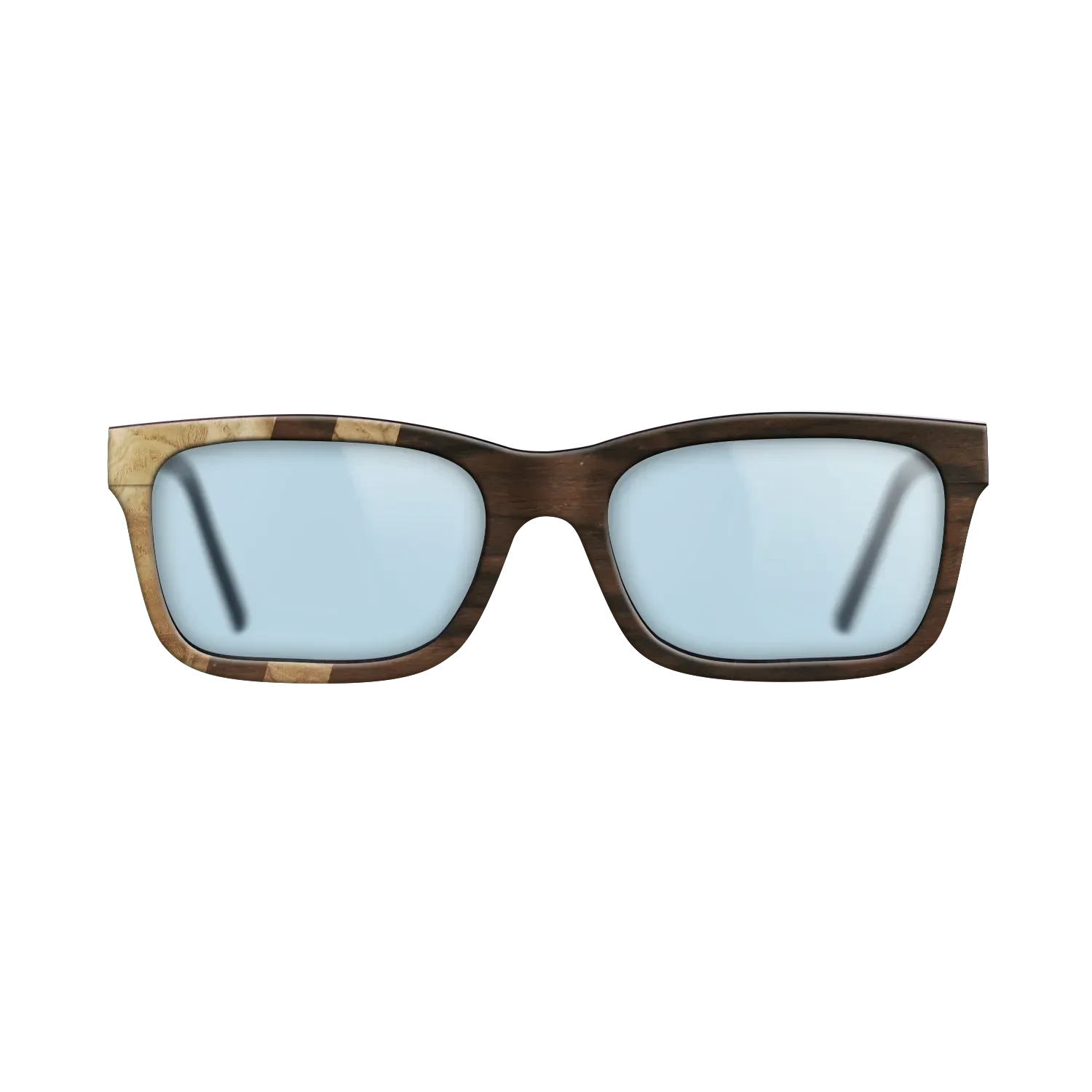 Olive Burl,Ziricote Dark Quartered: Splice - The Sage - Rectangle - SIRIS wood optic