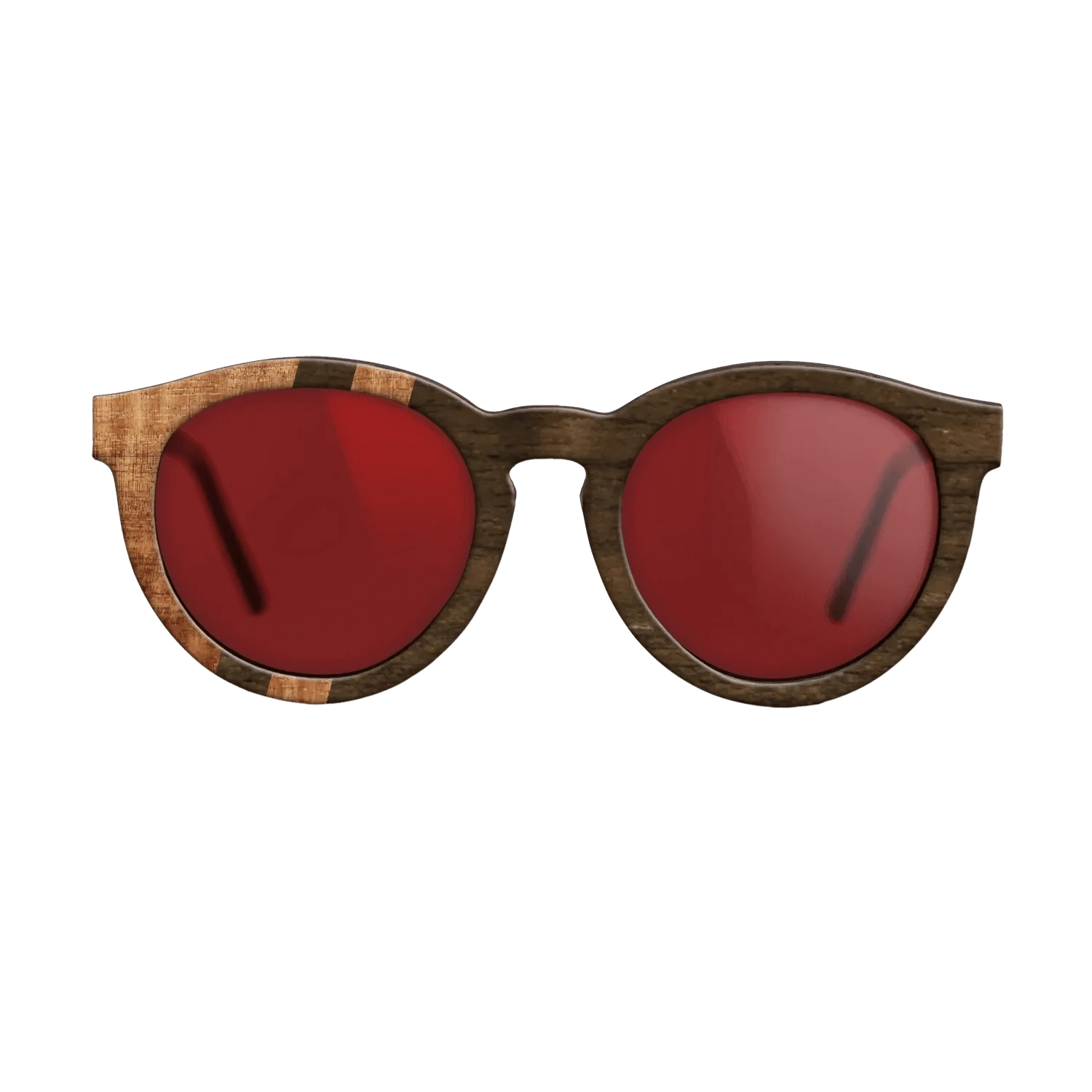 Ziricote Dark Quartered,Koa: Splice - The Rebel - Round - SIRIS wood optic