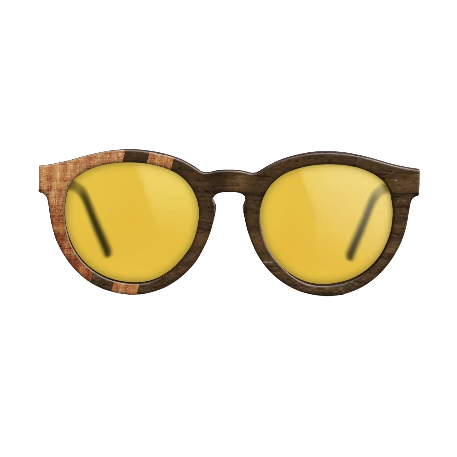 Ziricote Dark Quartered,Koa: Splice - The Rebel - Round - SIRIS wood optic