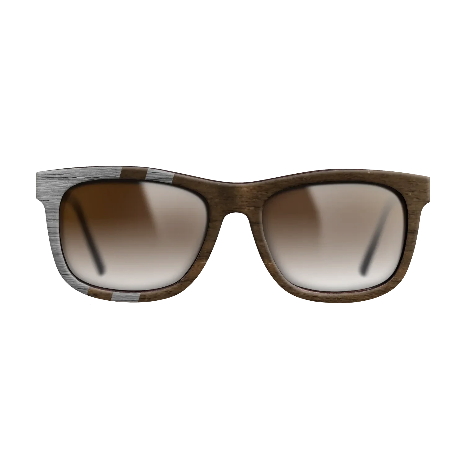 Ziricote Dark Quartered,Poplar Dyed: Grey: Splice - The Hero - Square - SIRIS wood optic