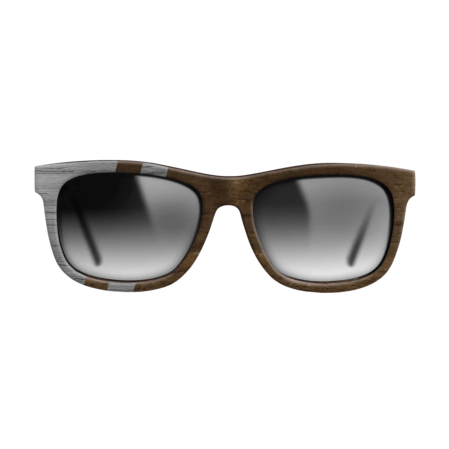 Ziricote Dark Quartered,Poplar Dyed: Grey: Splice - The Hero - Square - SIRIS wood optic