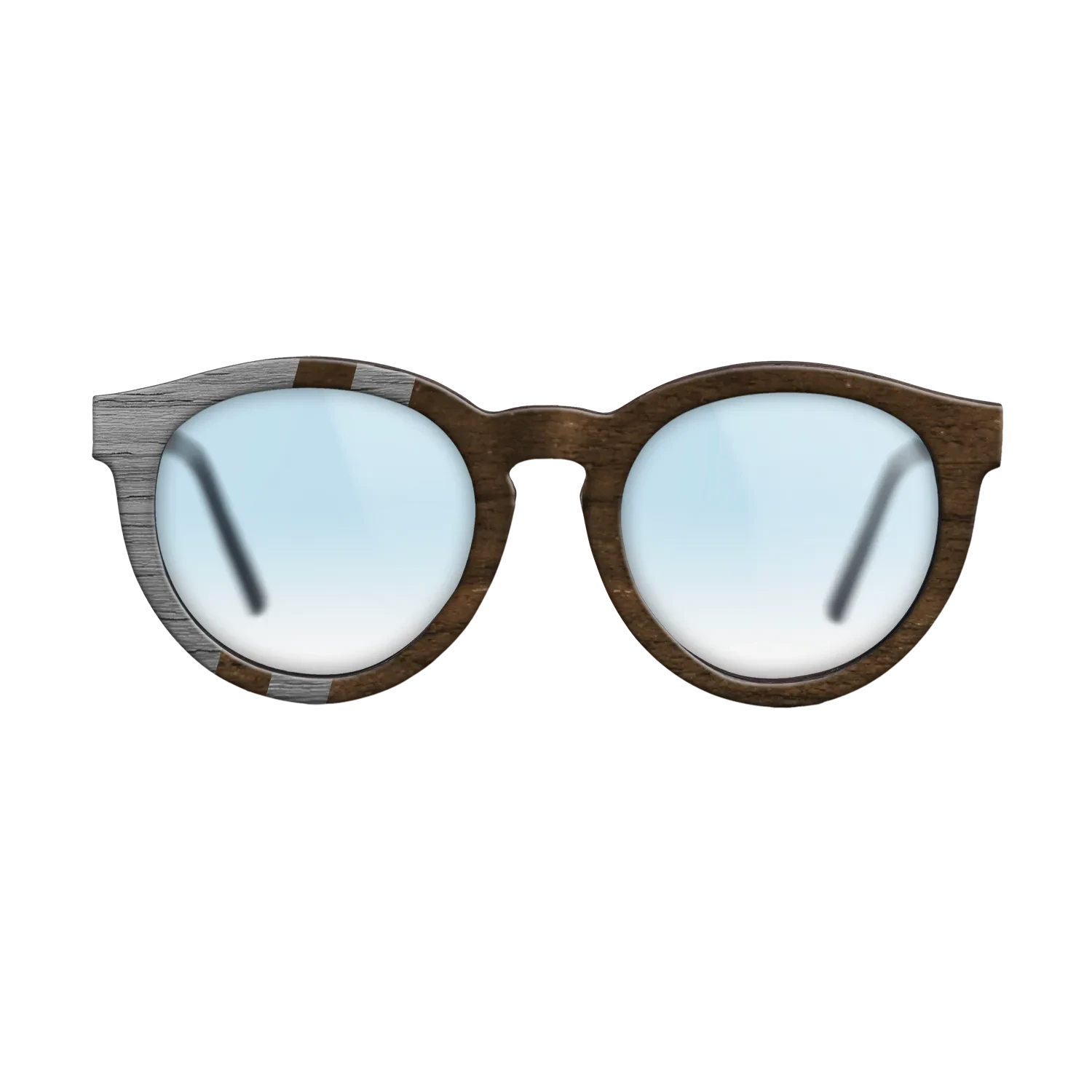 Ziricote Dark Quartered,Poplar Dyed: Grey: Splice - The Rebel - Round - SIRIS wood optic