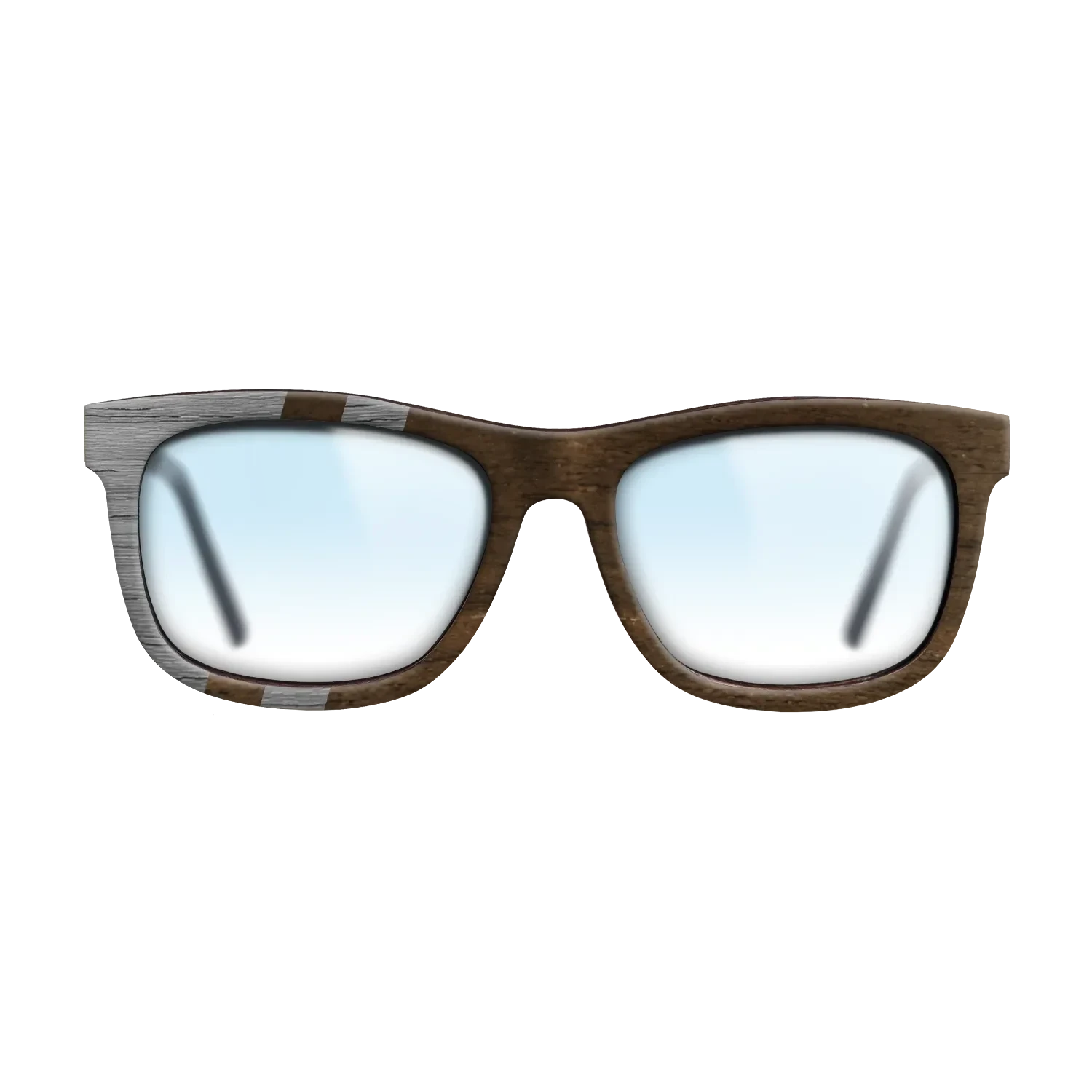 Ziricote Dark Quartered,Poplar Dyed: Grey: Splice - The Hero - Square - SIRIS wood optic
