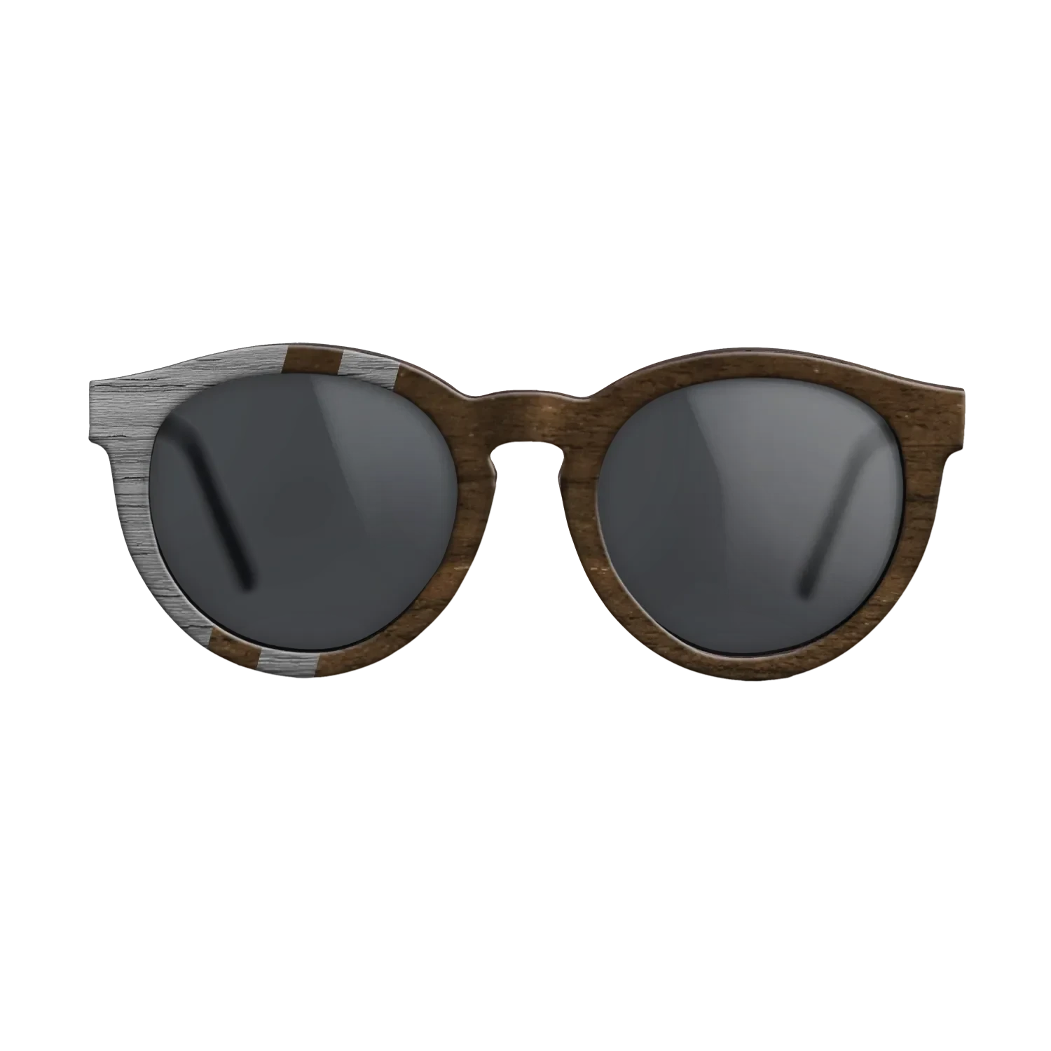 Ziricote Dark Quartered,Poplar Dyed: Grey: Splice - The Rebel - Round - SIRIS wood optic