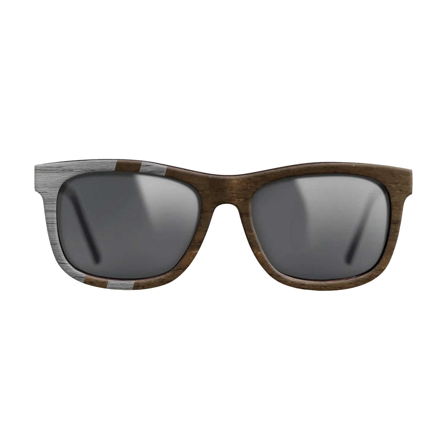 Ziricote Dark Quartered,Poplar Dyed: Grey: Splice - The Hero - Square - SIRIS wood optic