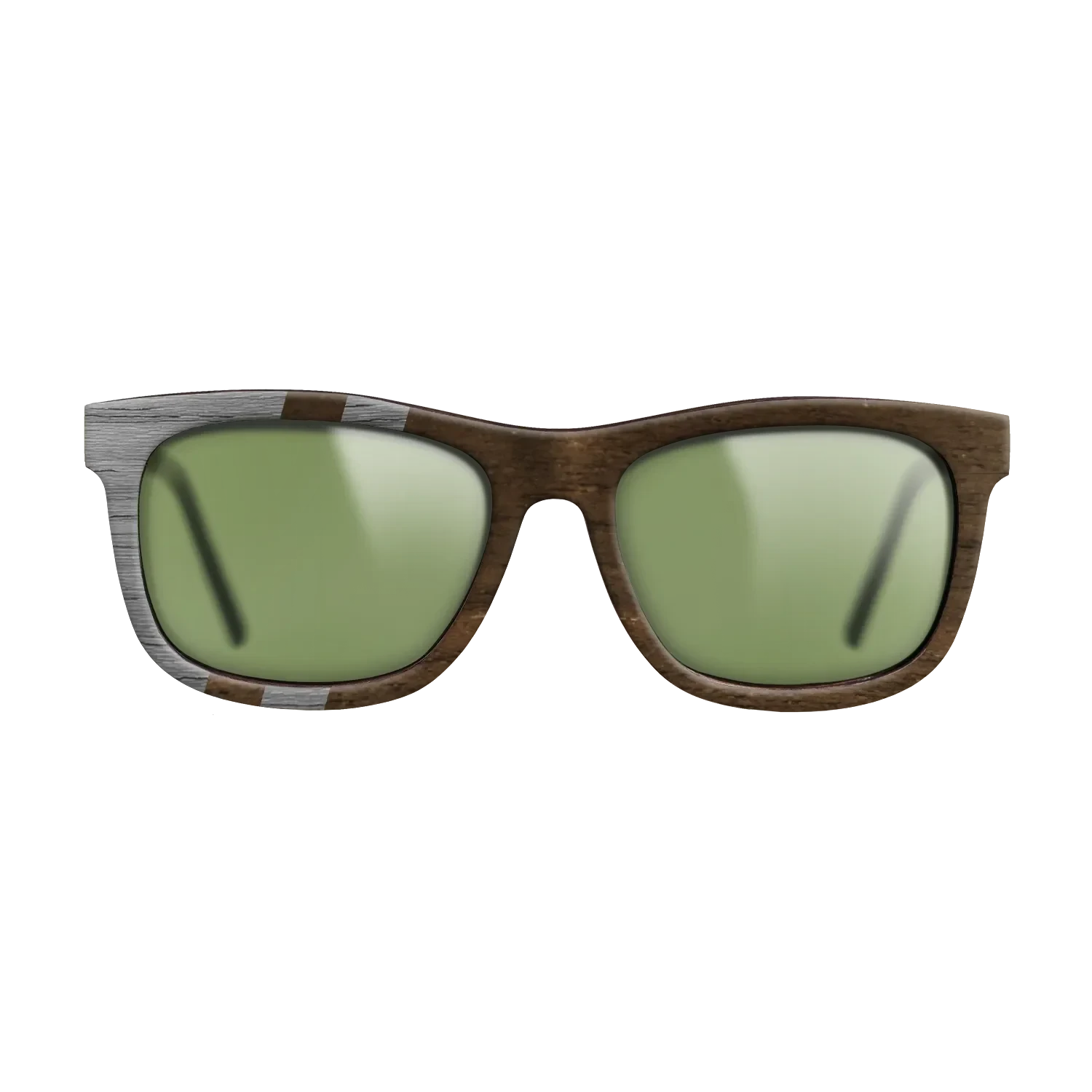 Ziricote Dark Quartered,Poplar Dyed: Grey: Splice - The Hero - Square - SIRIS wood optic