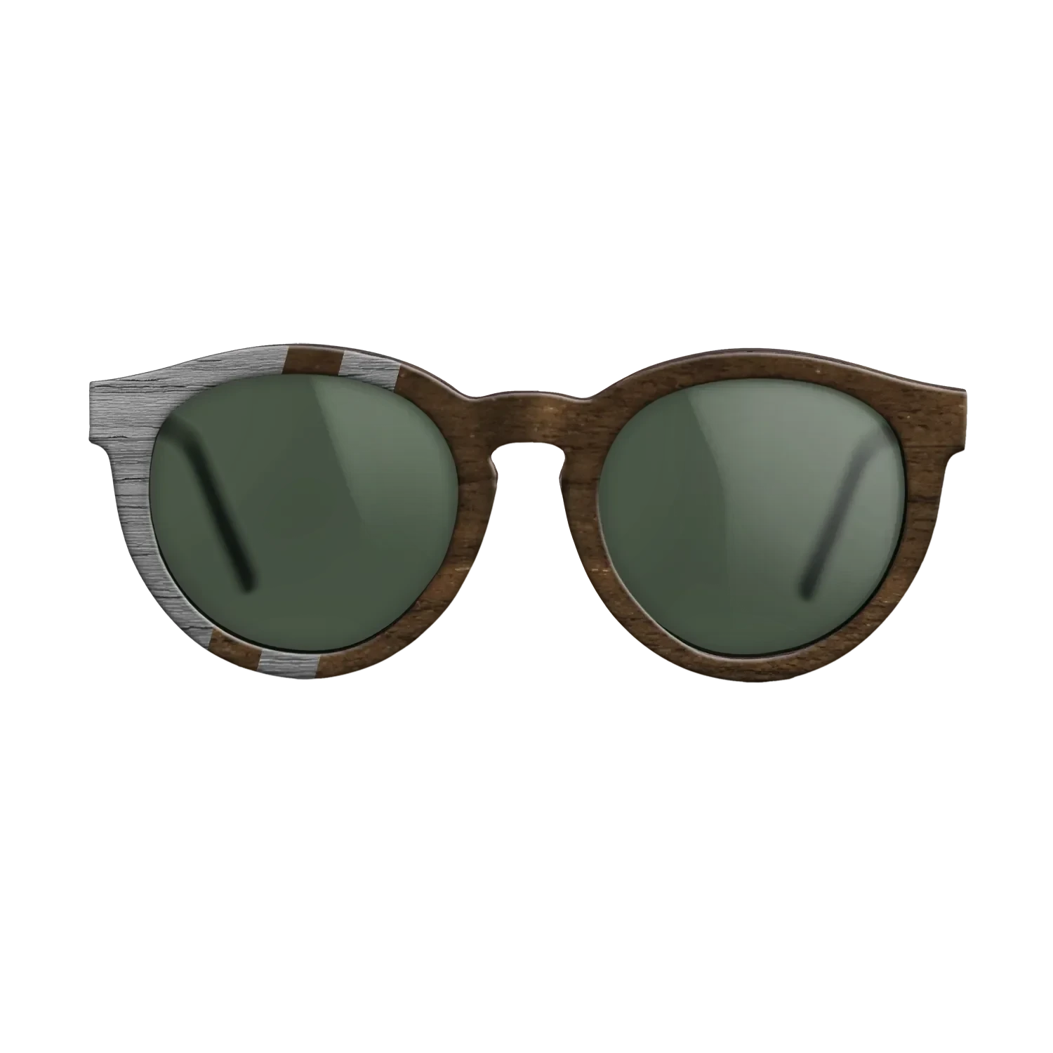 Ziricote Dark Quartered,Poplar Dyed: Grey: Splice - The Rebel - Round - SIRIS wood optic