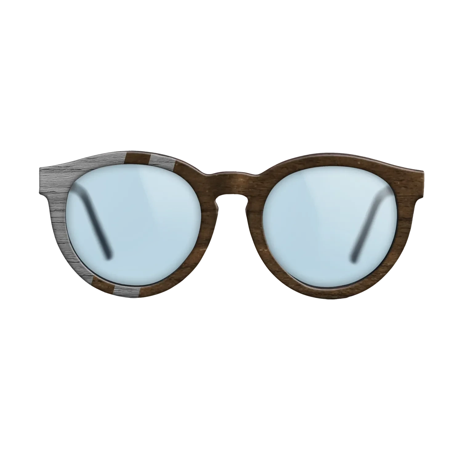 Ziricote Dark Quartered,Poplar Dyed: Grey: Splice - The Rebel - Round - SIRIS wood optic