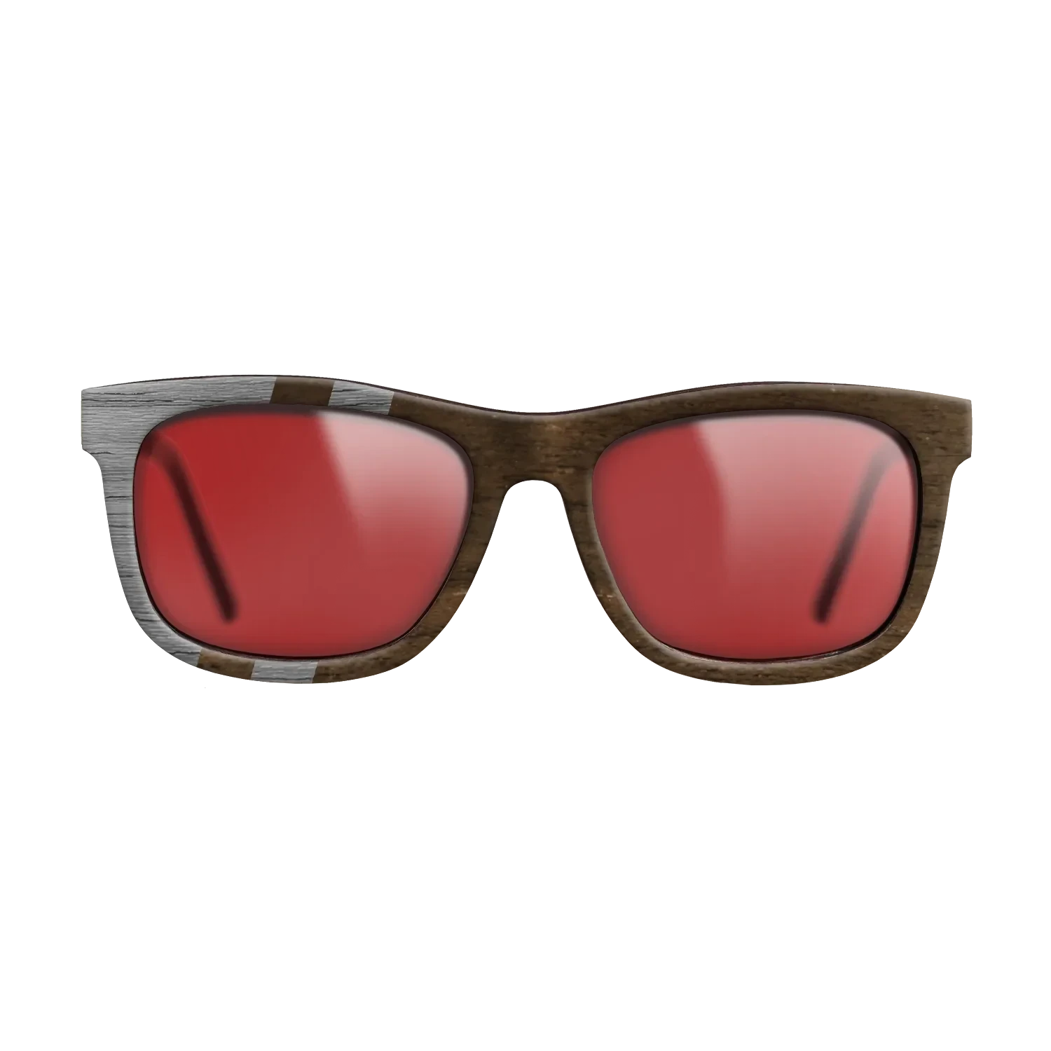 Ziricote Dark Quartered,Poplar Dyed: Grey: Splice - The Hero - Square - SIRIS wood optic