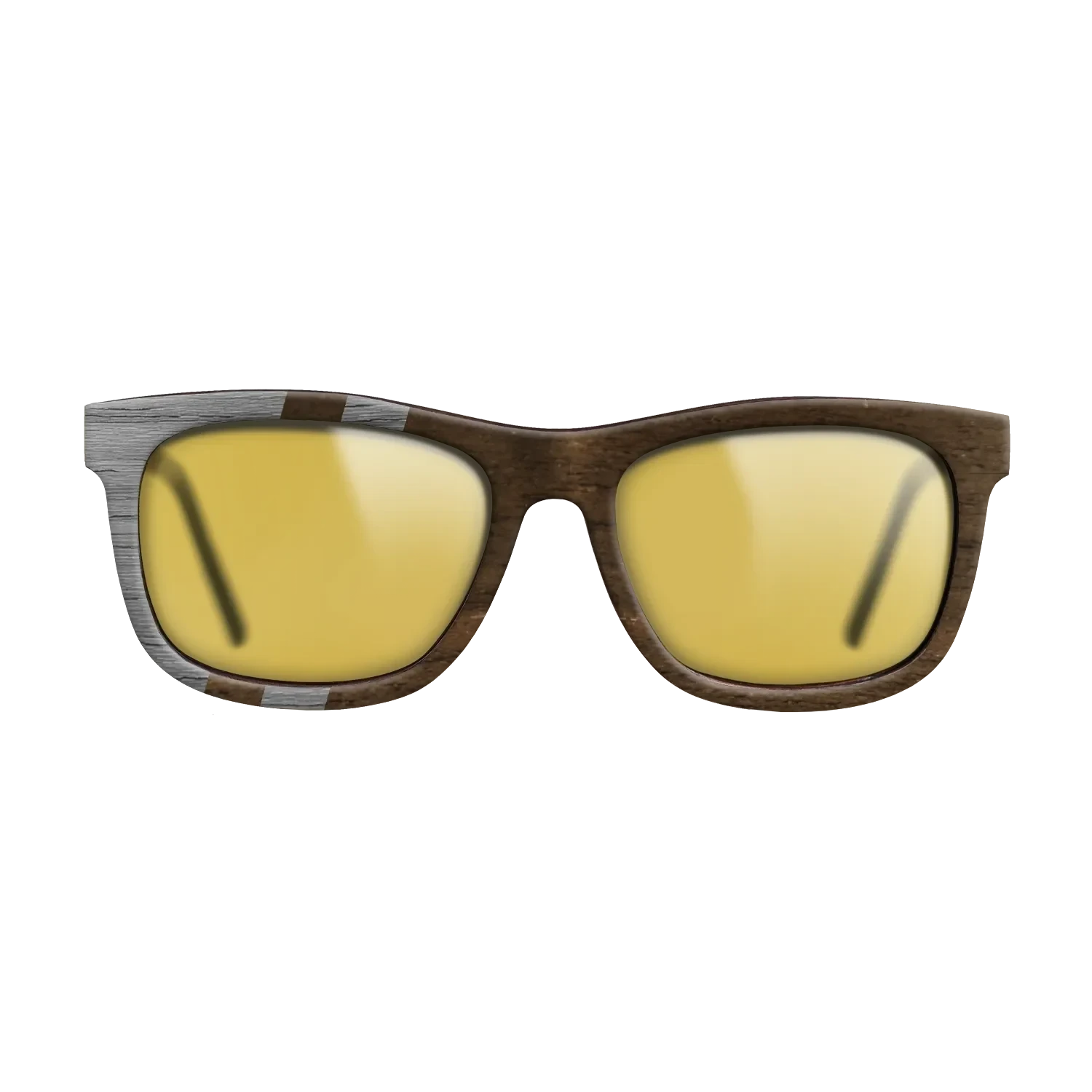 Ziricote Dark Quartered,Poplar Dyed: Grey: Splice - The Hero - Square - SIRIS wood optic
