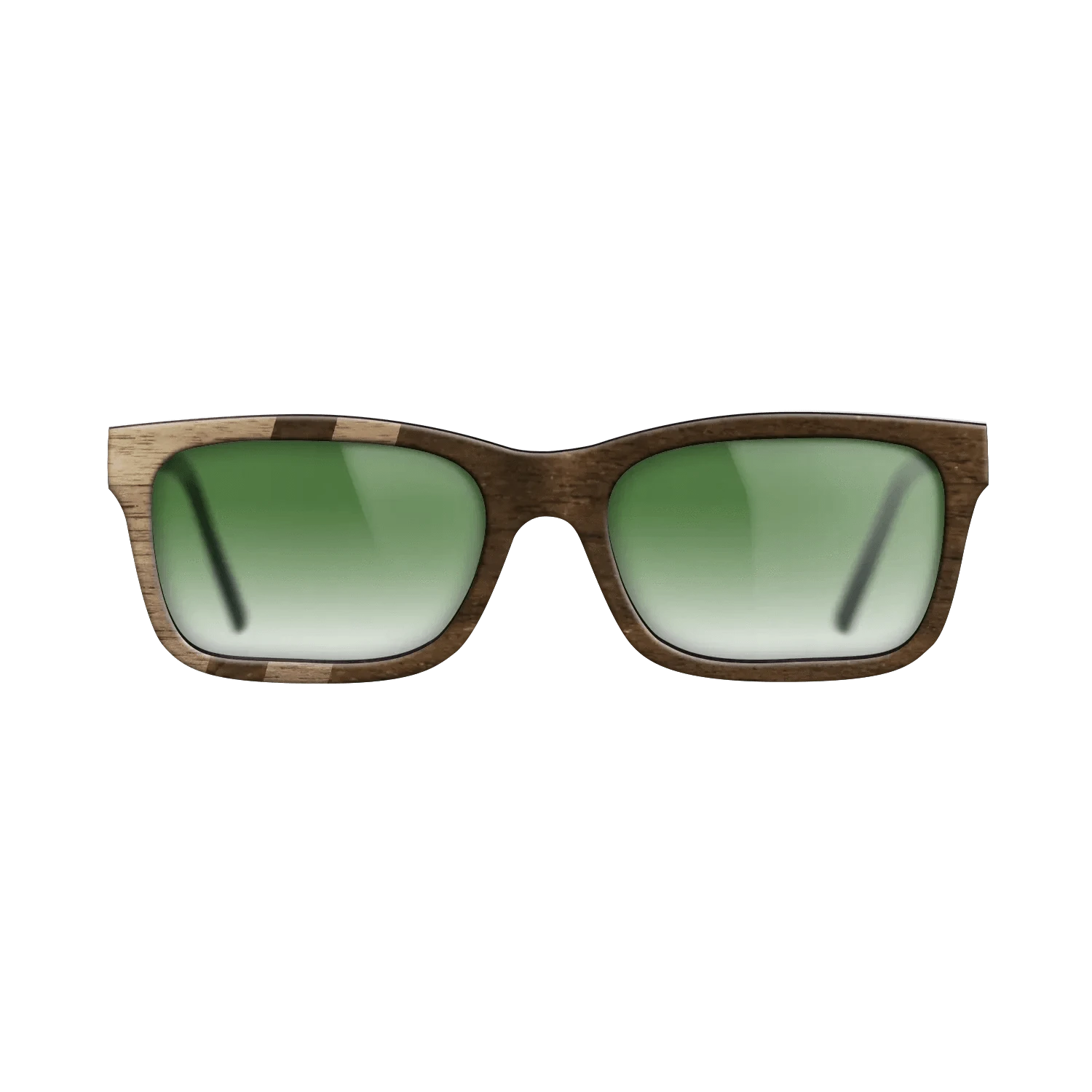 Ziricote Dark Quartered,Walnut: Straight Grain: Splice - The Sage - Rectangle - SIRIS wood optic