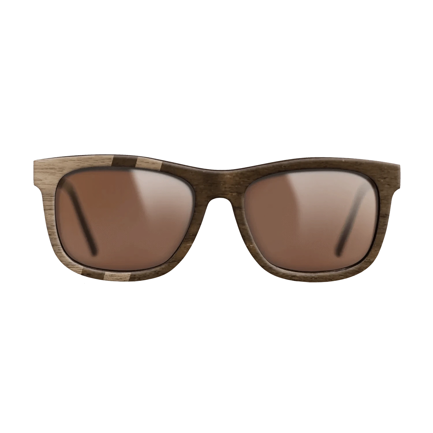 Ziricote Dark Quartered,Walnut: Straight Grain: Splice - The Hero - Square - SIRIS wood optic