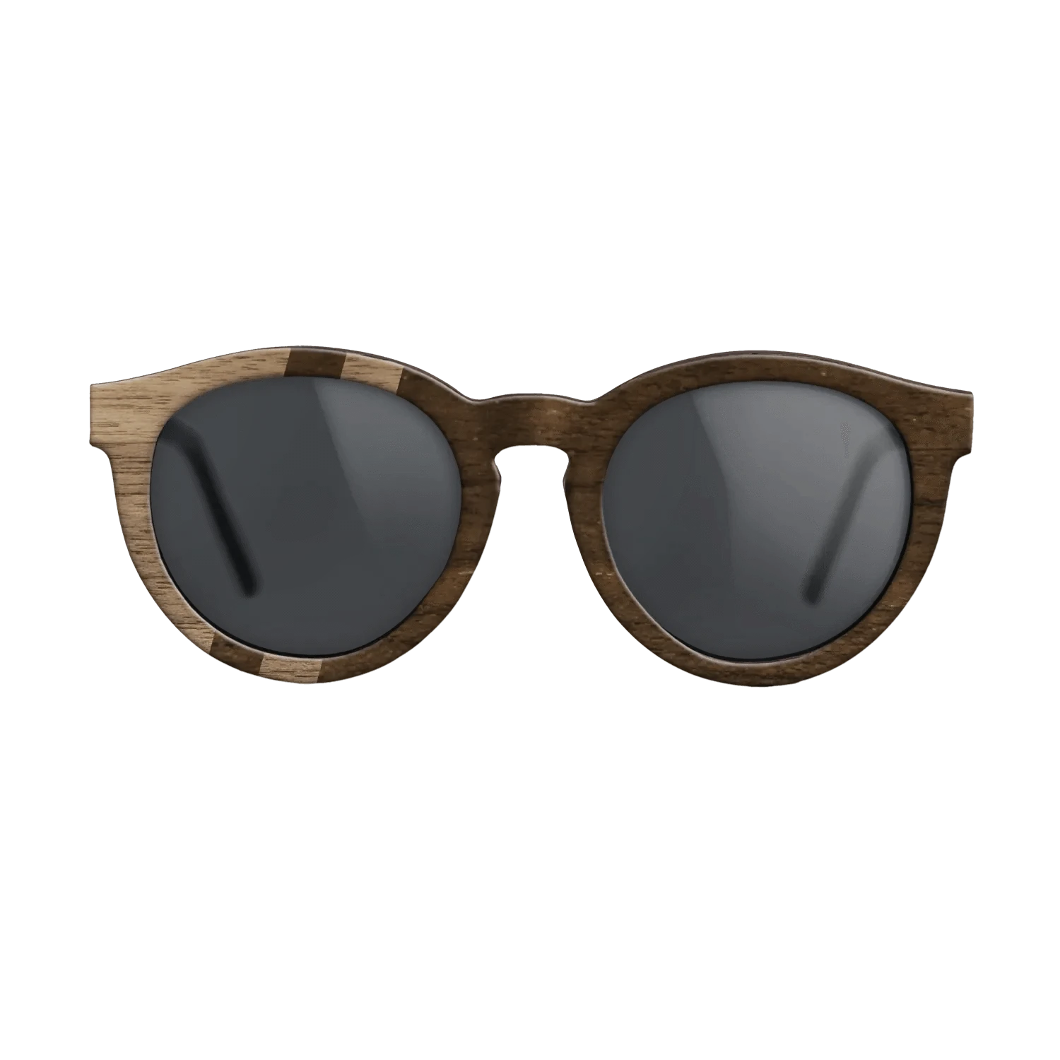Ziricote Dark Quartered,Walnut: Straight Grain: Splice - The Rebel - Round - SIRIS wood optic