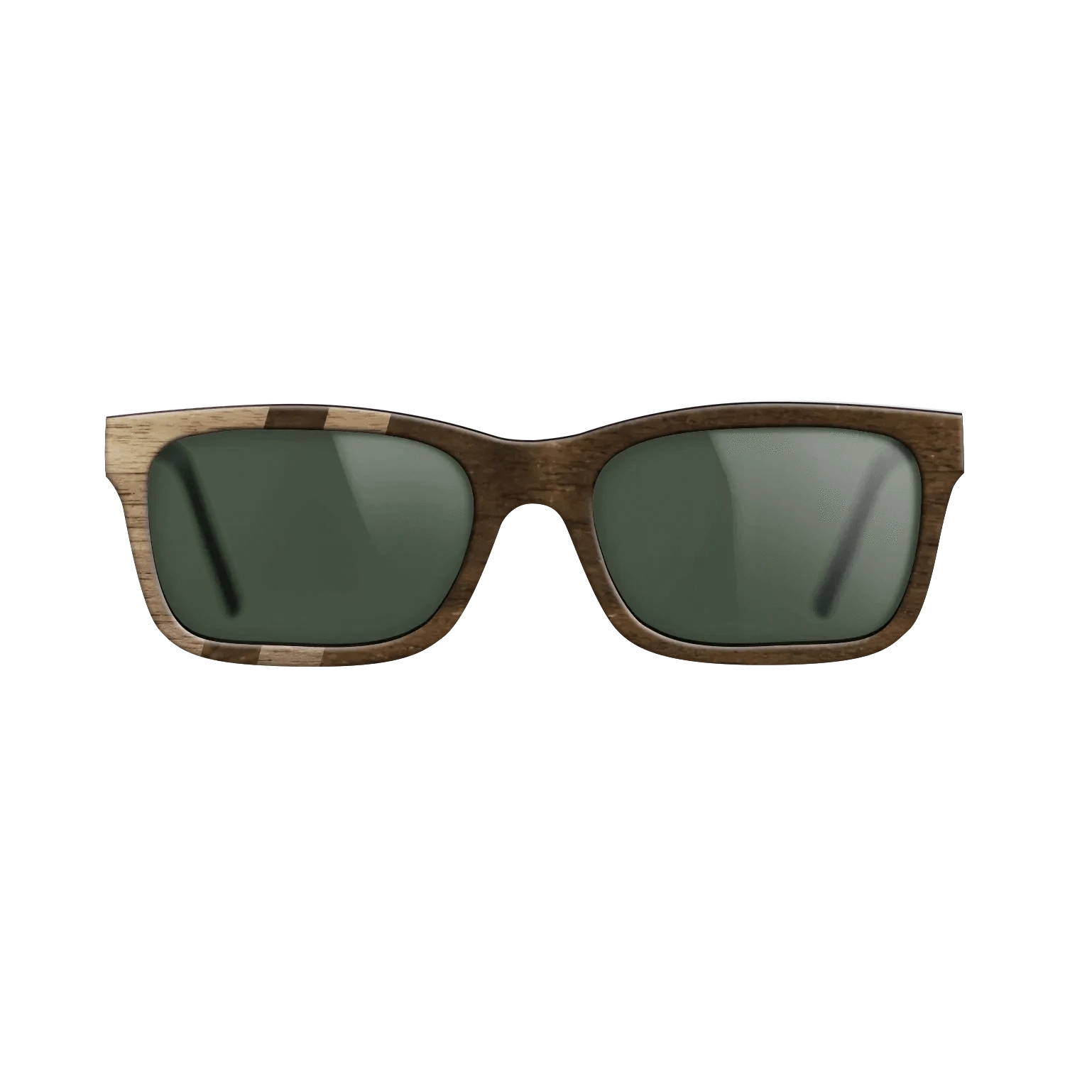 Ziricote Dark Quartered,Walnut: Straight Grain: Splice - The Sage - Rectangle - SIRIS wood optic
