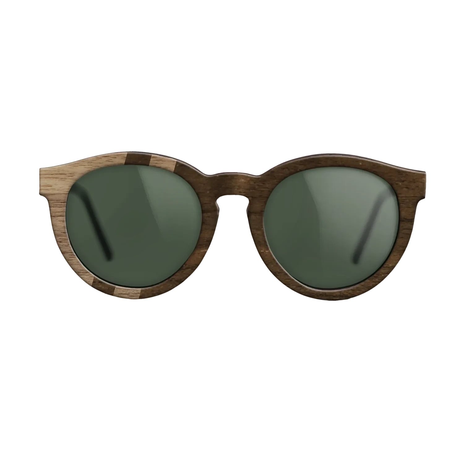 Ziricote Dark Quartered,Walnut: Straight Grain: Splice - The Rebel - Round - SIRIS wood optic