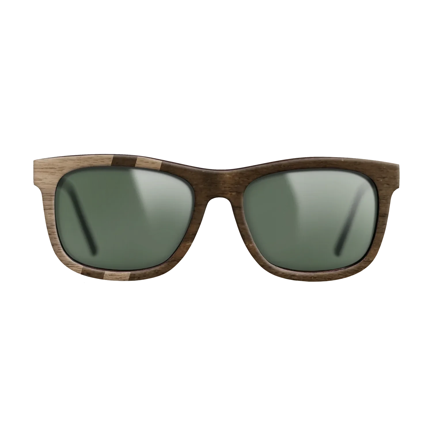 Ziricote Dark Quartered,Walnut: Straight Grain: Splice - The Hero - Square - SIRIS wood optic