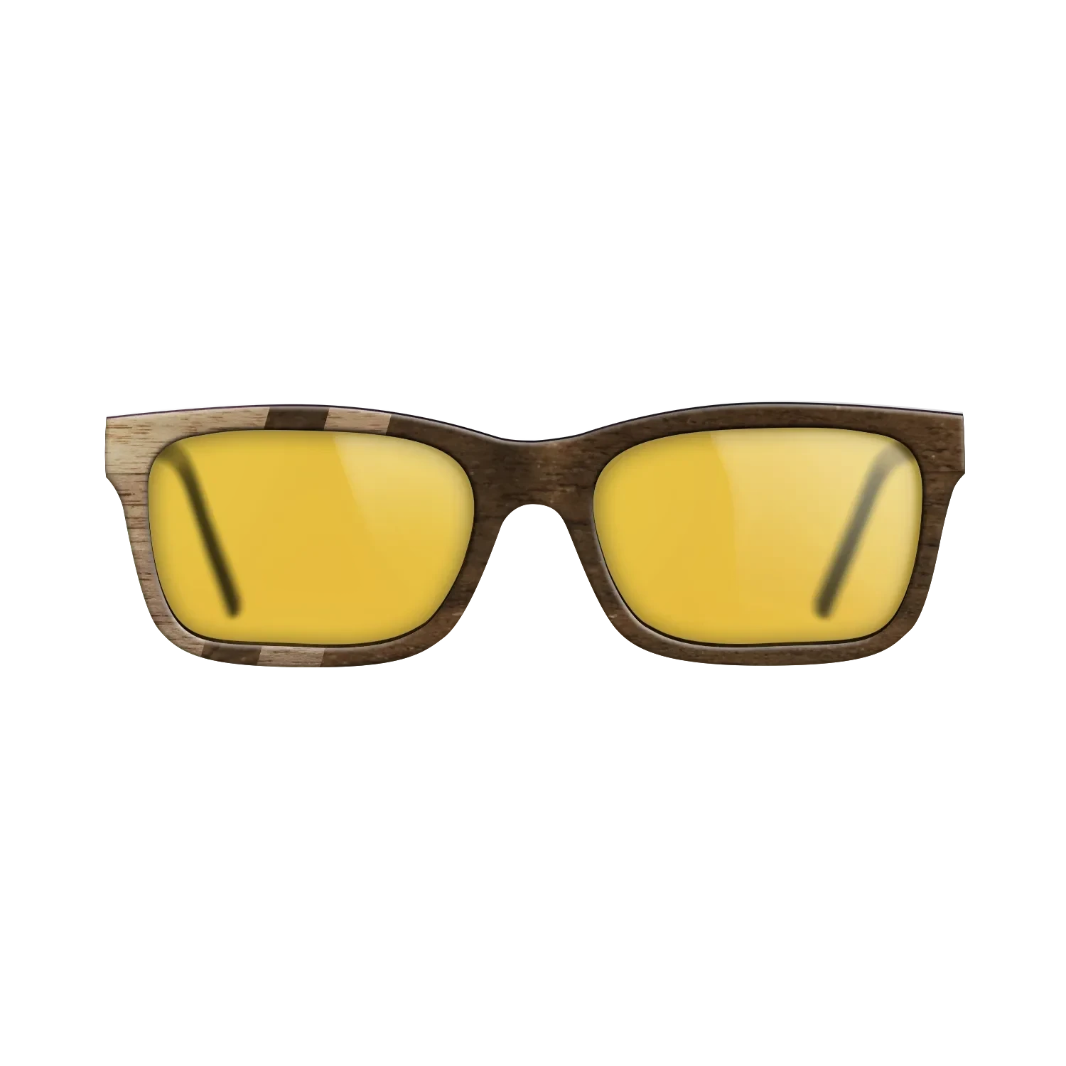 Ziricote Dark Quartered,Walnut: Straight Grain: Splice - The Sage - Rectangle - SIRIS wood optic