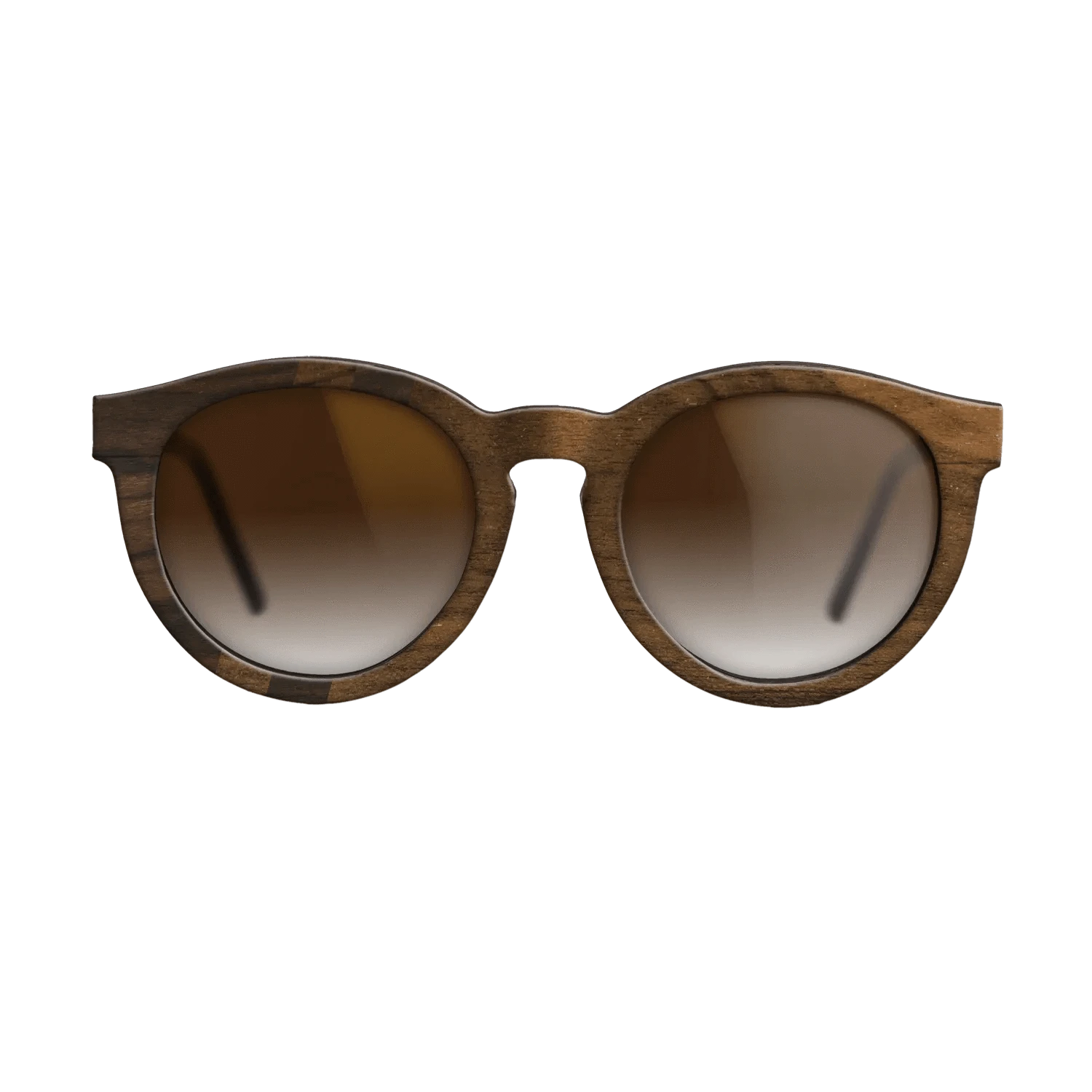 Ziricote Dark Quartered,Ziricote Light Quartered: Splice - The Rebel - Round - SIRIS wood optic