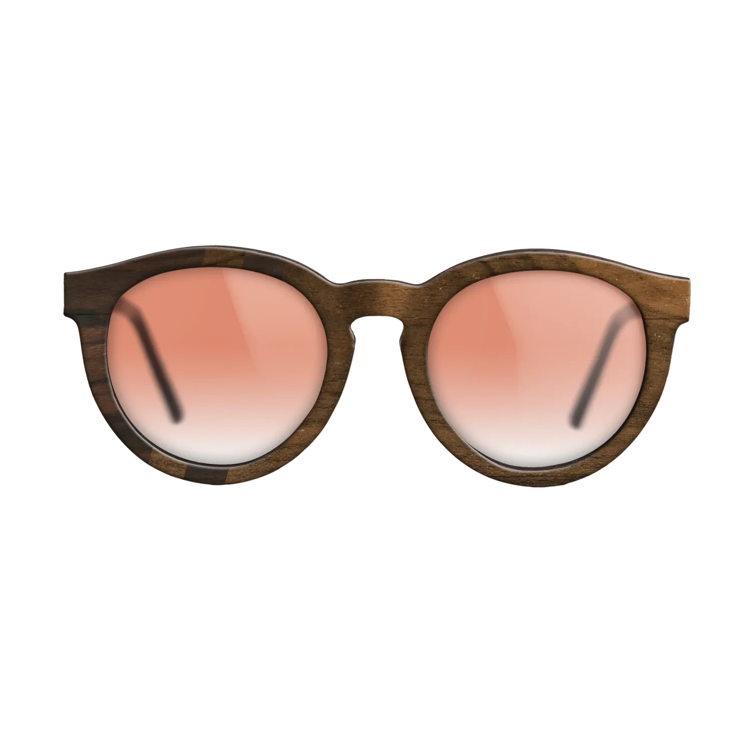Ziricote Dark Quartered,Ziricote Light Quartered: Splice - The Rebel - Round - SIRIS wood optic