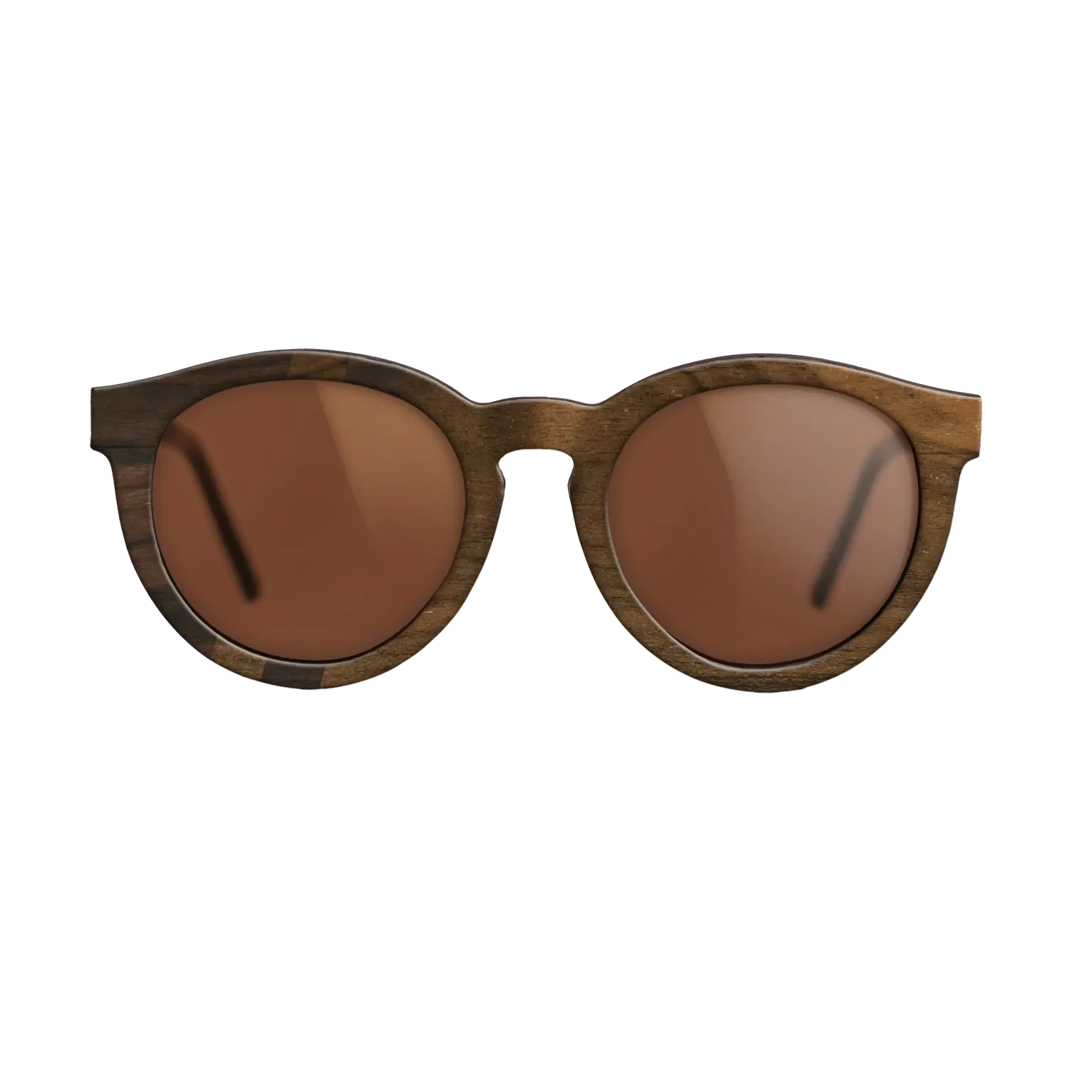 Ziricote Dark Quartered,Ziricote Light Quartered: Splice - The Rebel - Round - SIRIS wood optic