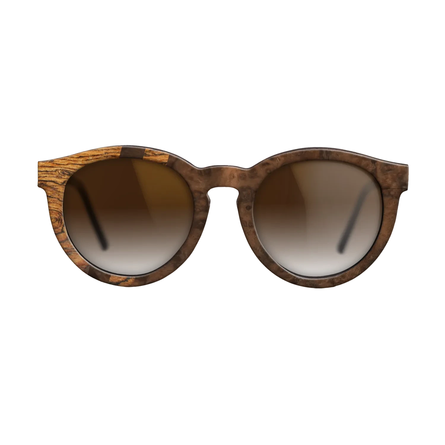 Walnut Burl,Bocote: Splice - The Rebel - Round - SIRIS wood optic