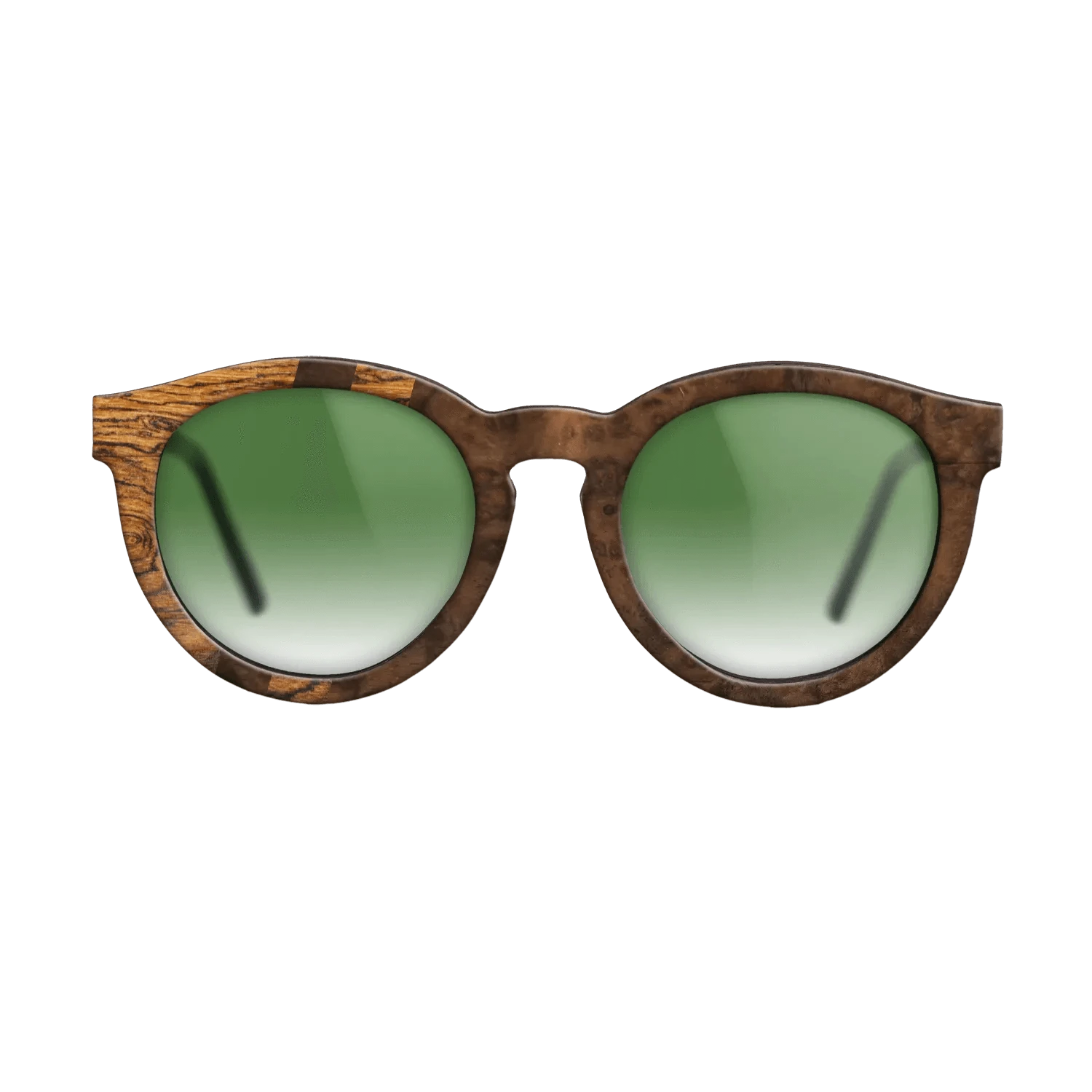Walnut Burl,Bocote: Splice - The Rebel - Round - SIRIS wood optic