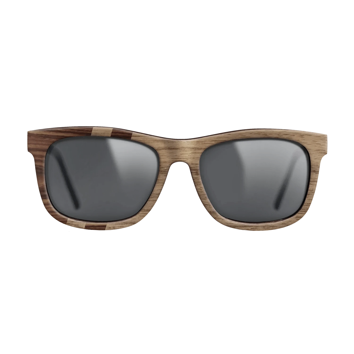 Walnut: Straight Grain,Santos Rosewood Dark: Splice - The Hero - Square - SIRIS wood optic